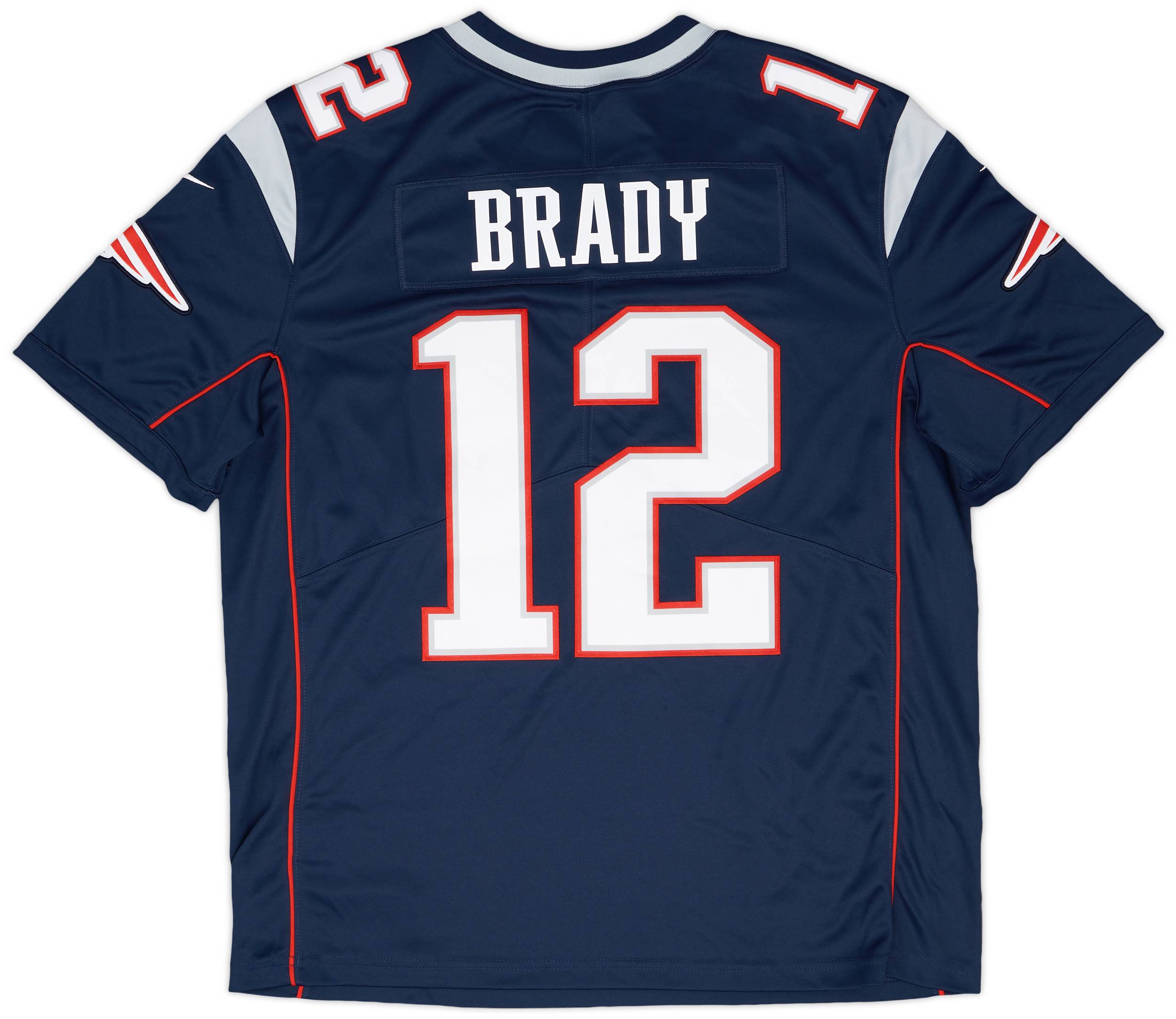 2017-19 New England Patriots Brady #12 Nike Limited Home Jersey