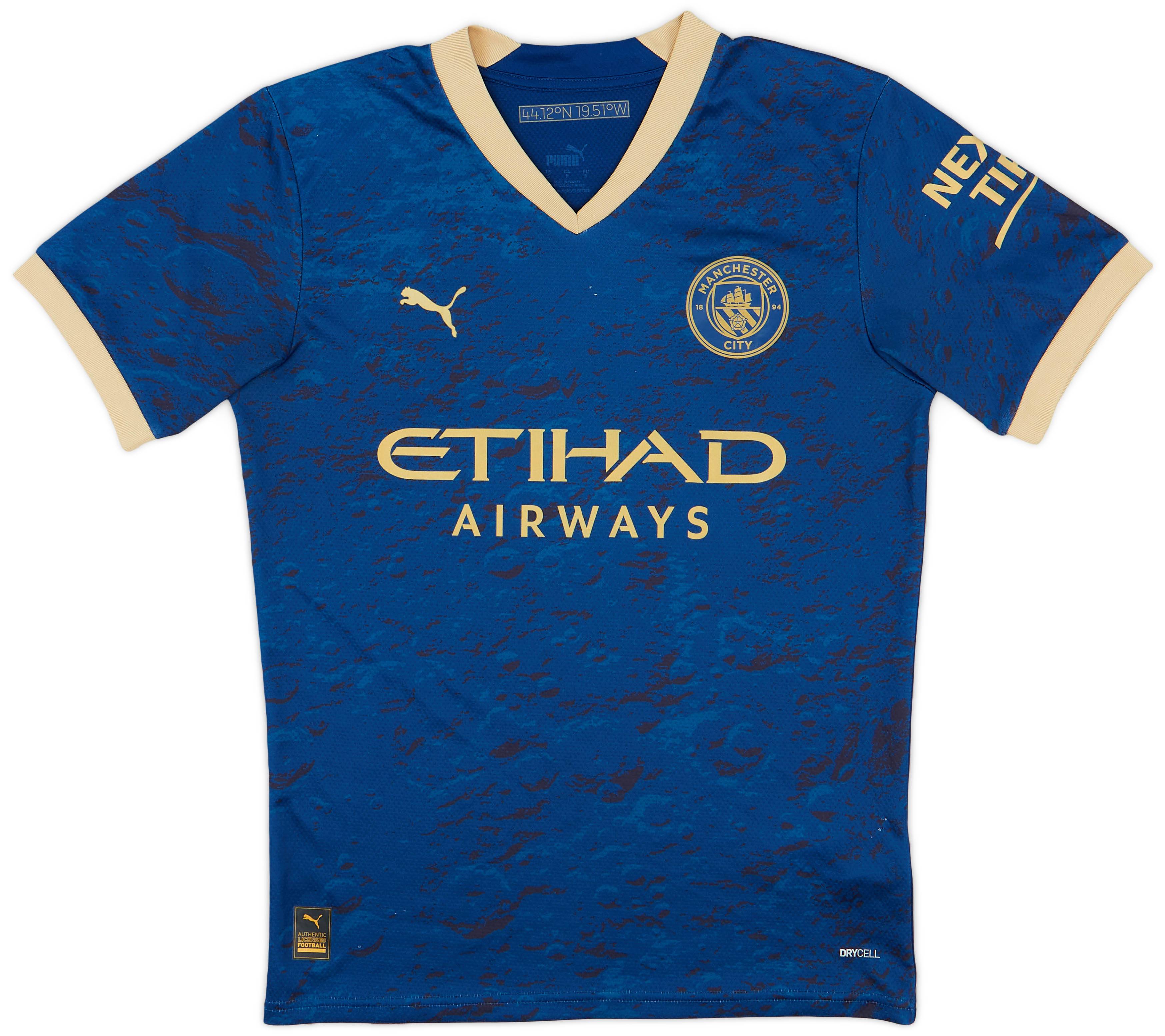 2022-23 Manchester City Puma Chinese New Year Pre-Match Training Shirt - 9/10 - (S)