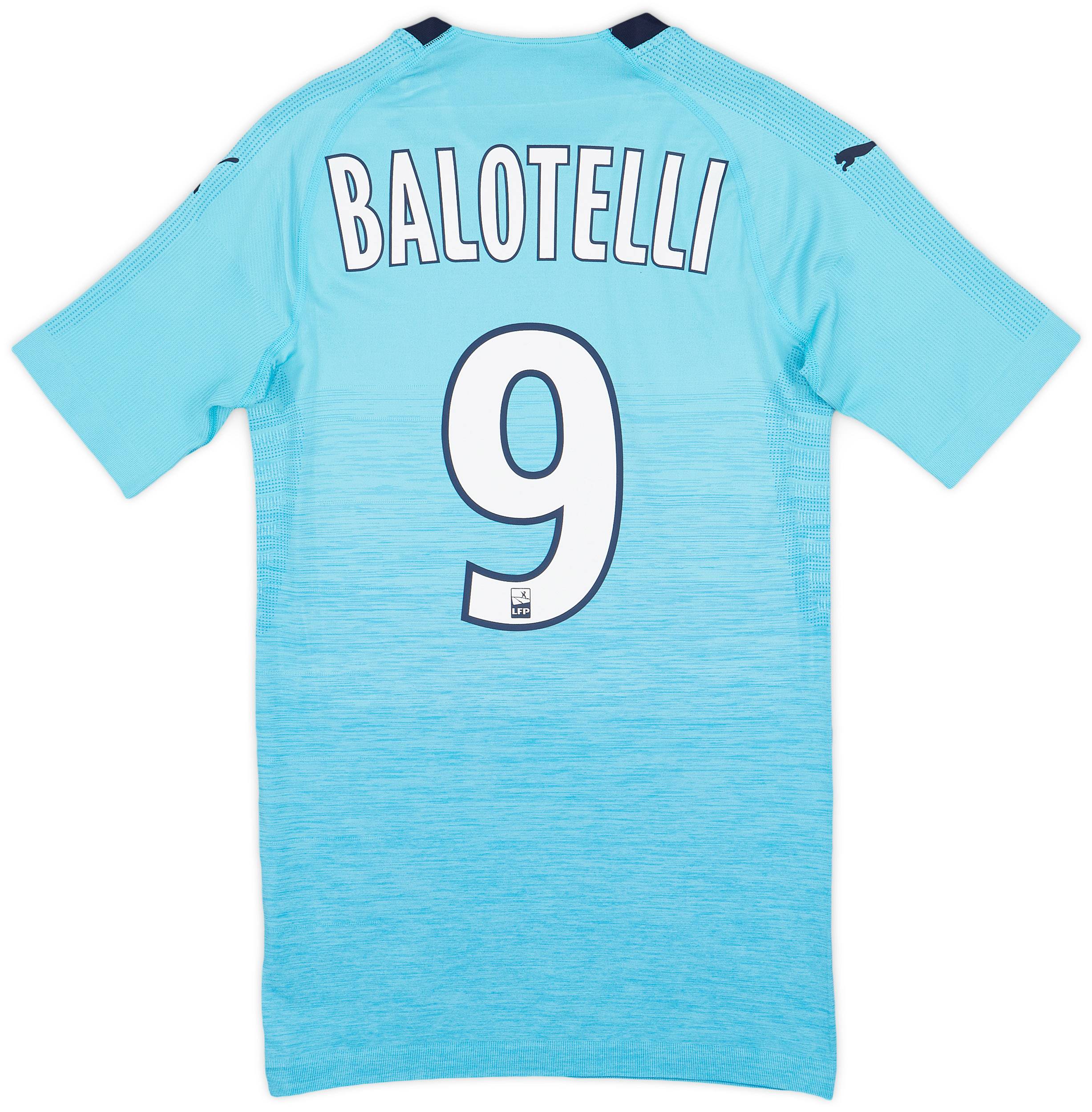 2018-19 Olympique Marseille Authentic EvoKnit Player Issue Third Shirt Balotelli #9 - 10/10 - (S)