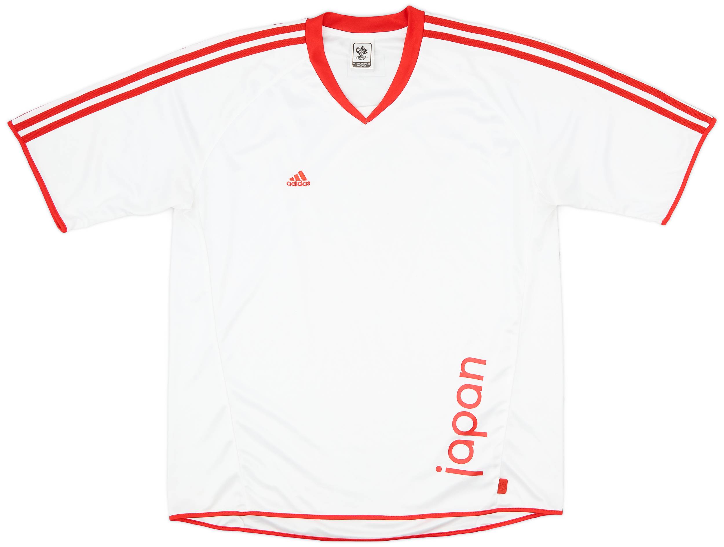 2006 Japan 2006 World Cup adidas Training Shirt - 8/10 - (L)