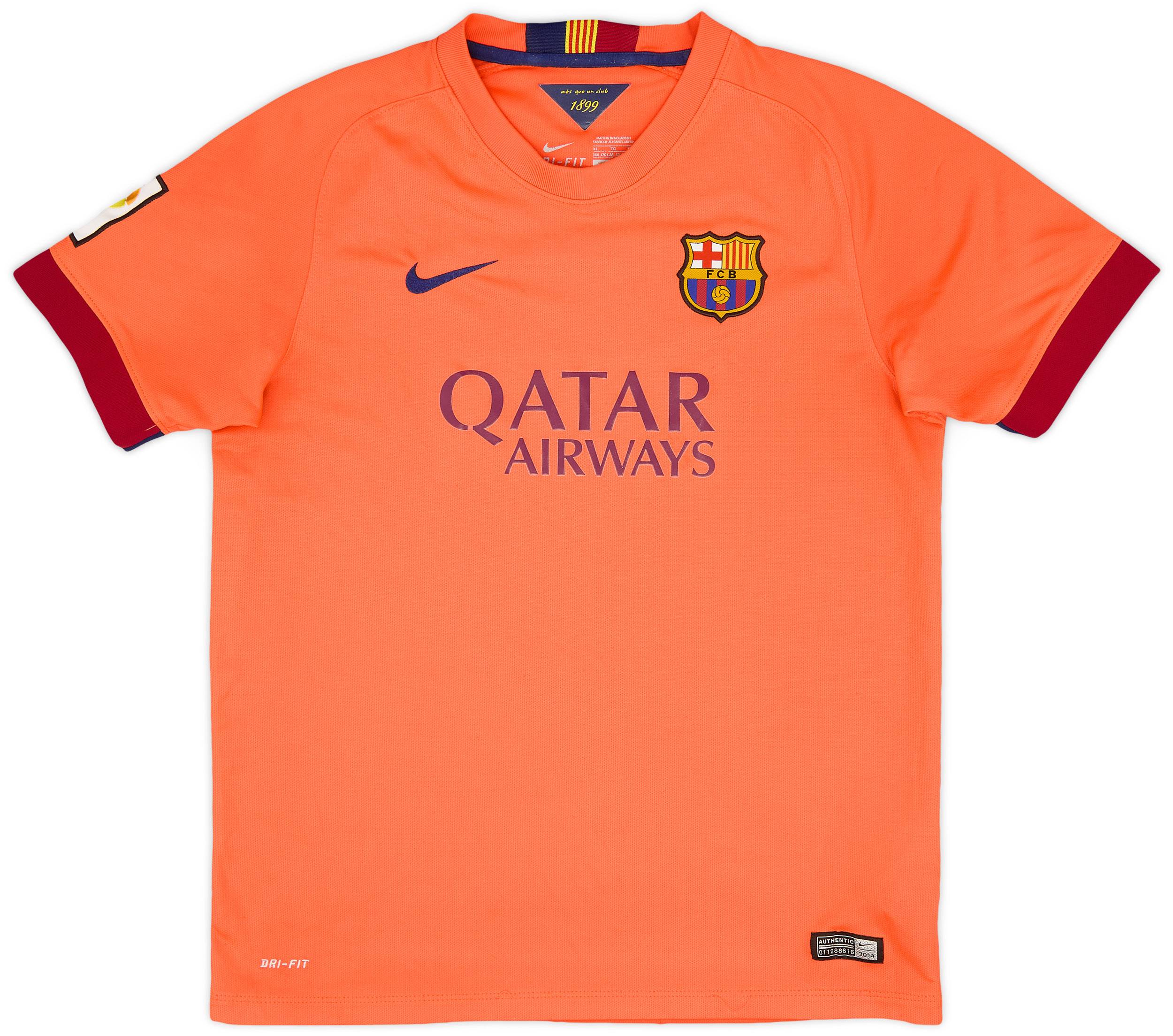 2014-15 Barcelona Away Shirt - 6/10 - (XL.Boys)