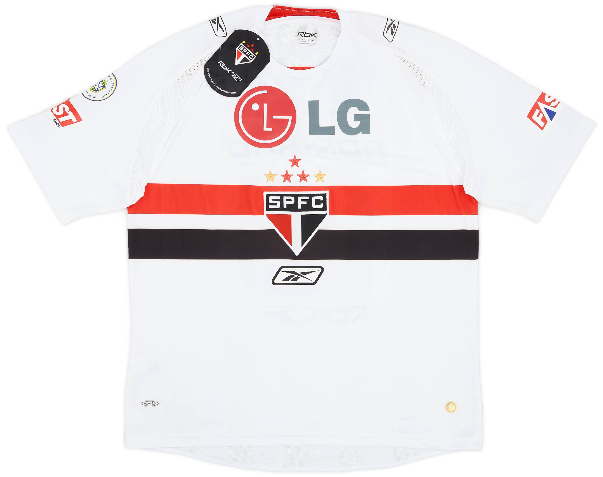 2008 Sao Paulo Home Shirt Adriano #10 (XL)