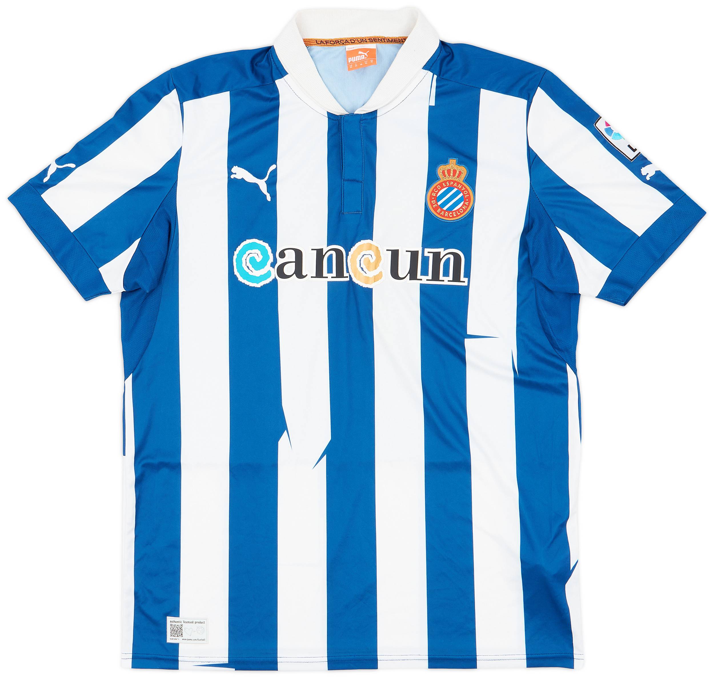 2012-13 Espanyol Home Shirt - 7/10 - (XL)