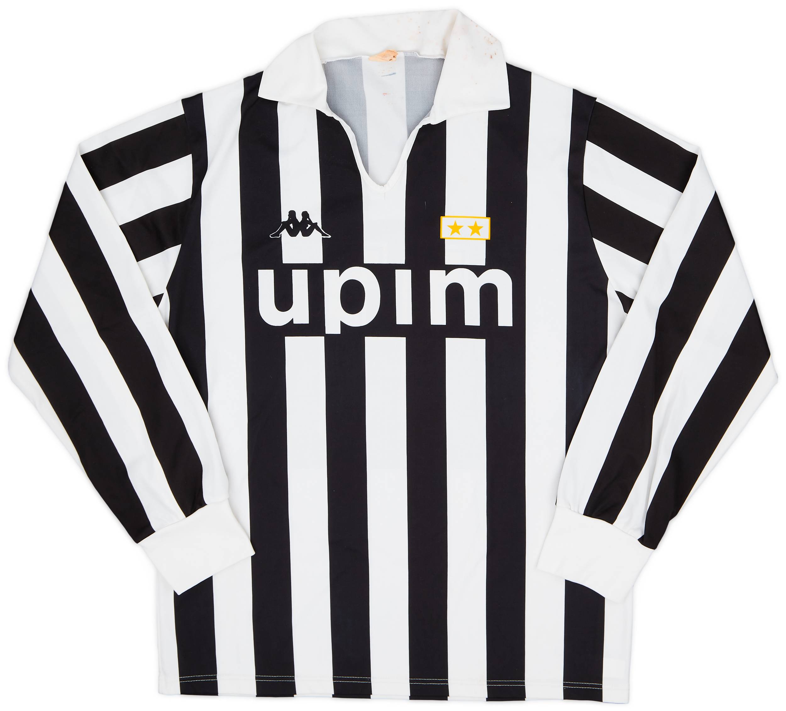 1989-90 Juventus Basic Home L/S Shirt #11 - 6/10 - (L)
