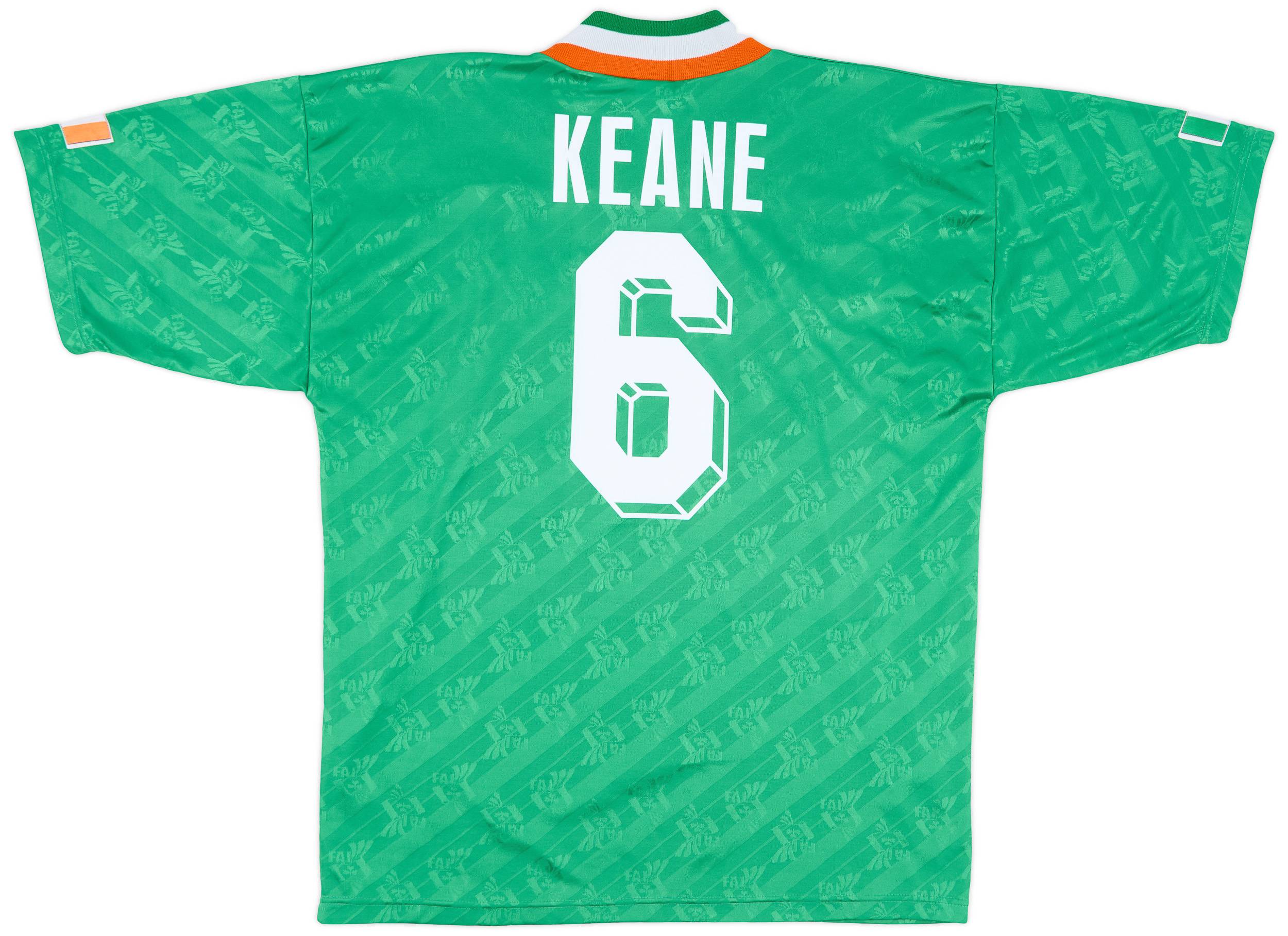 1994 Ireland Home Shirt Keane #6 - 9/10 - (M/L)