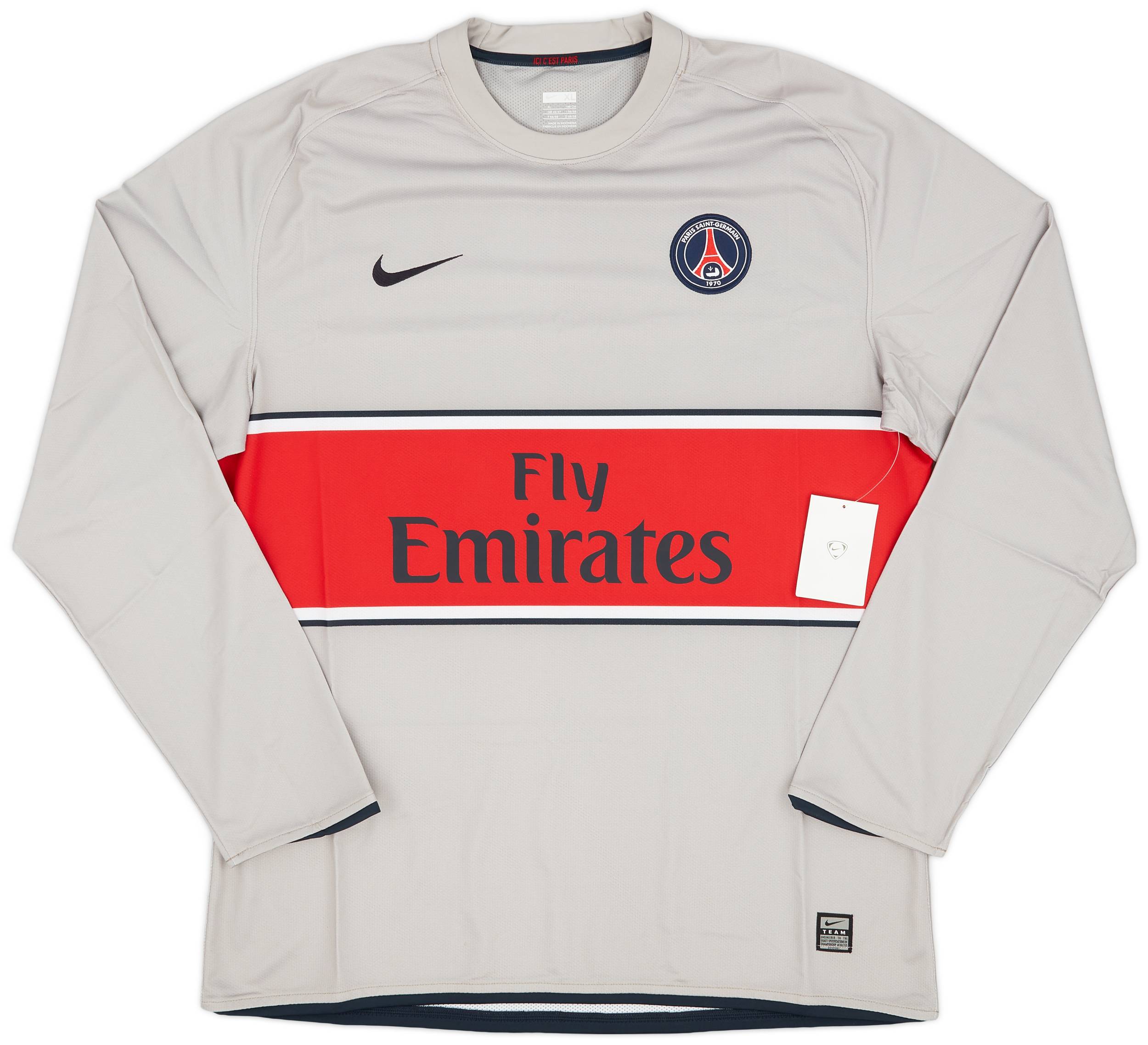 2008-09 Paris Saint-Germain Player Issue Away L/S Shirt (XL)
