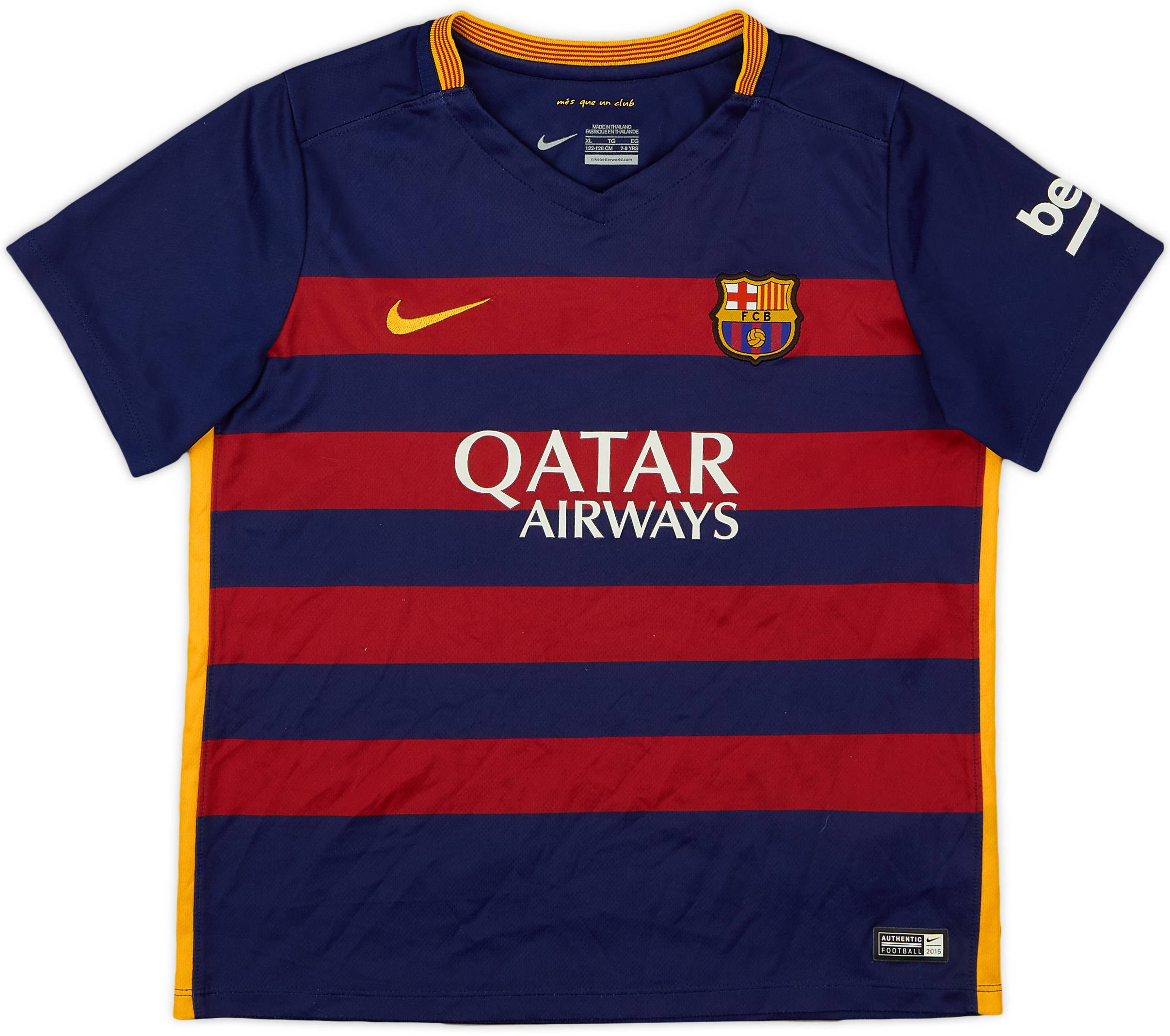 2015-16 Barcelona Home Shirt - 8/10 - (7-8 Years)