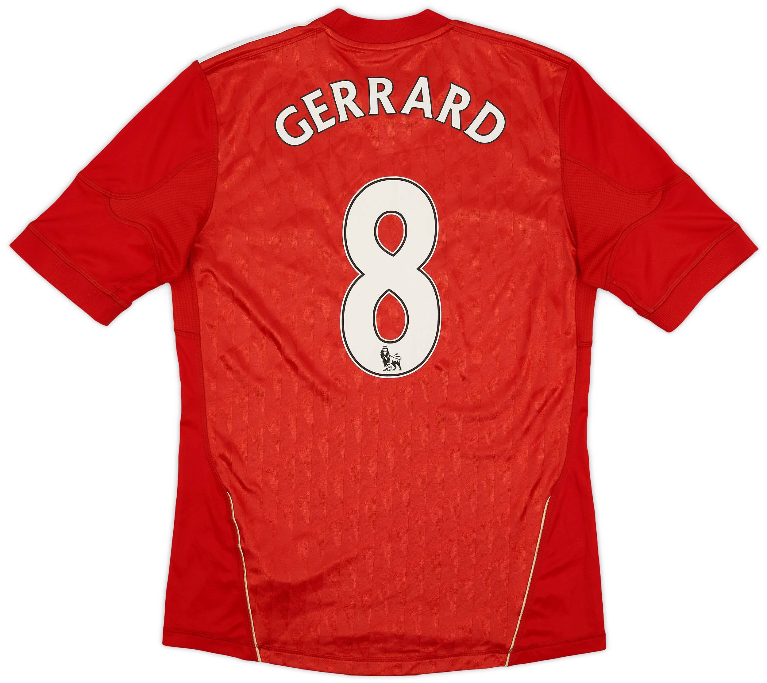 2010-12 Liverpool Home Shirt Gerrard #8 - 6/10 - (M)