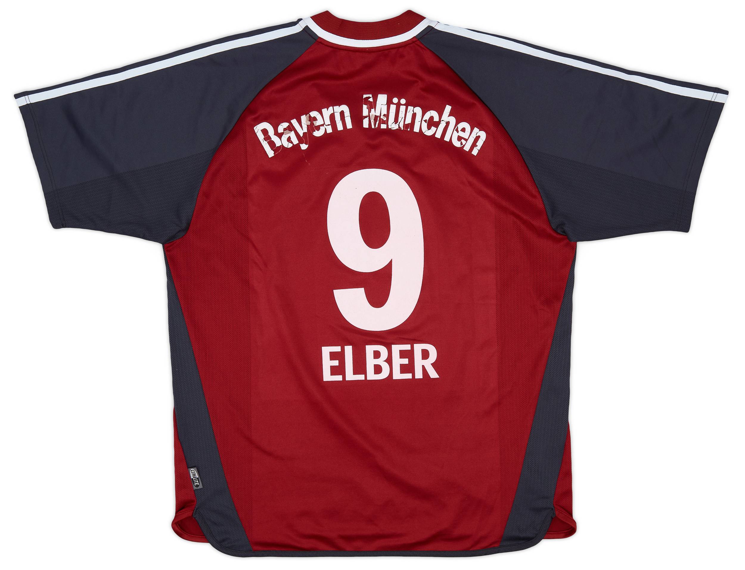 2002-03 Bayern Munich Home Shirt Elber #9 - 4/10 - (L)