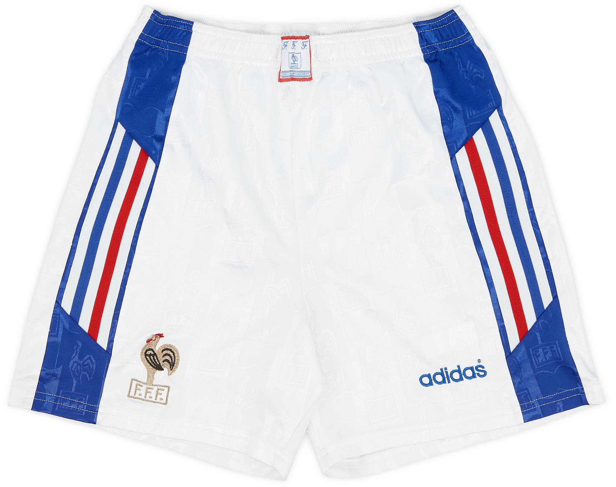 1996-98 France Home Shorts - 6/10 - (M)