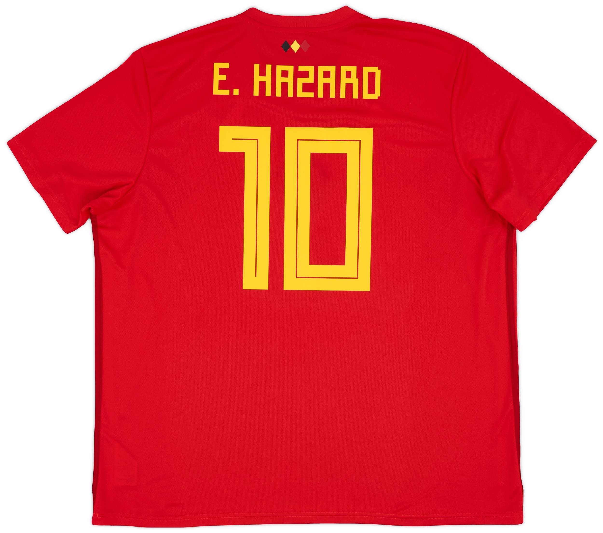 adidas ベルギー代表 E. HAZARD シャツ 10番 2018-19 Belgium Home Shirt Hazard #10 (XXL)