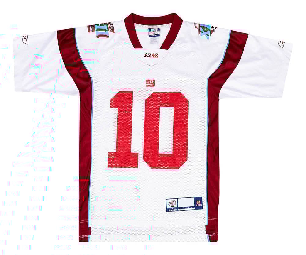 2008 Super Bowl XLII Manning #10 Reebok Jersey S