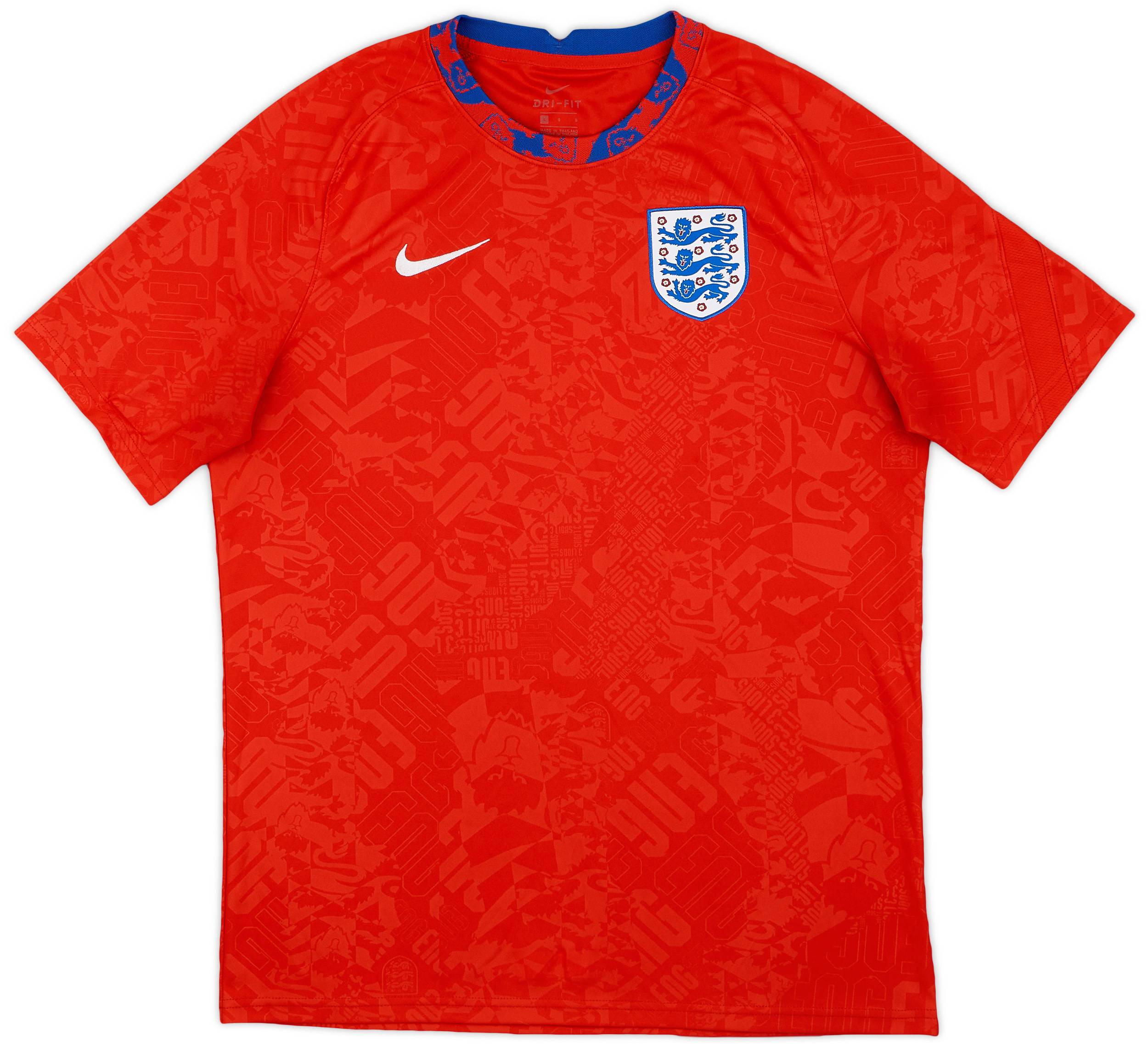 2020-21 England Nike Training Shirt - 9/10 - (L)
