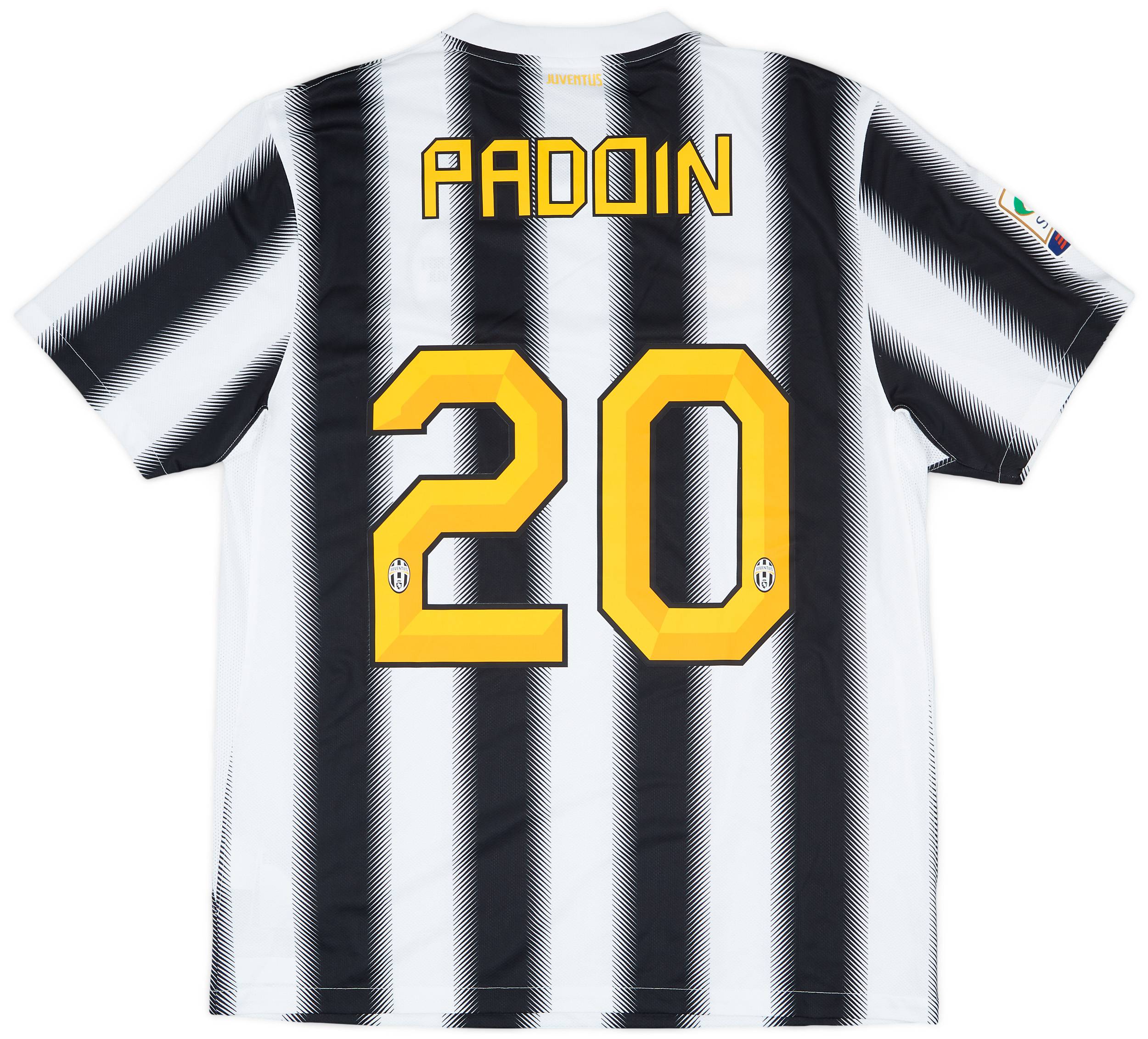 2011-12 Juventus Home Shirt Padoin #20 9 /10 - (L)