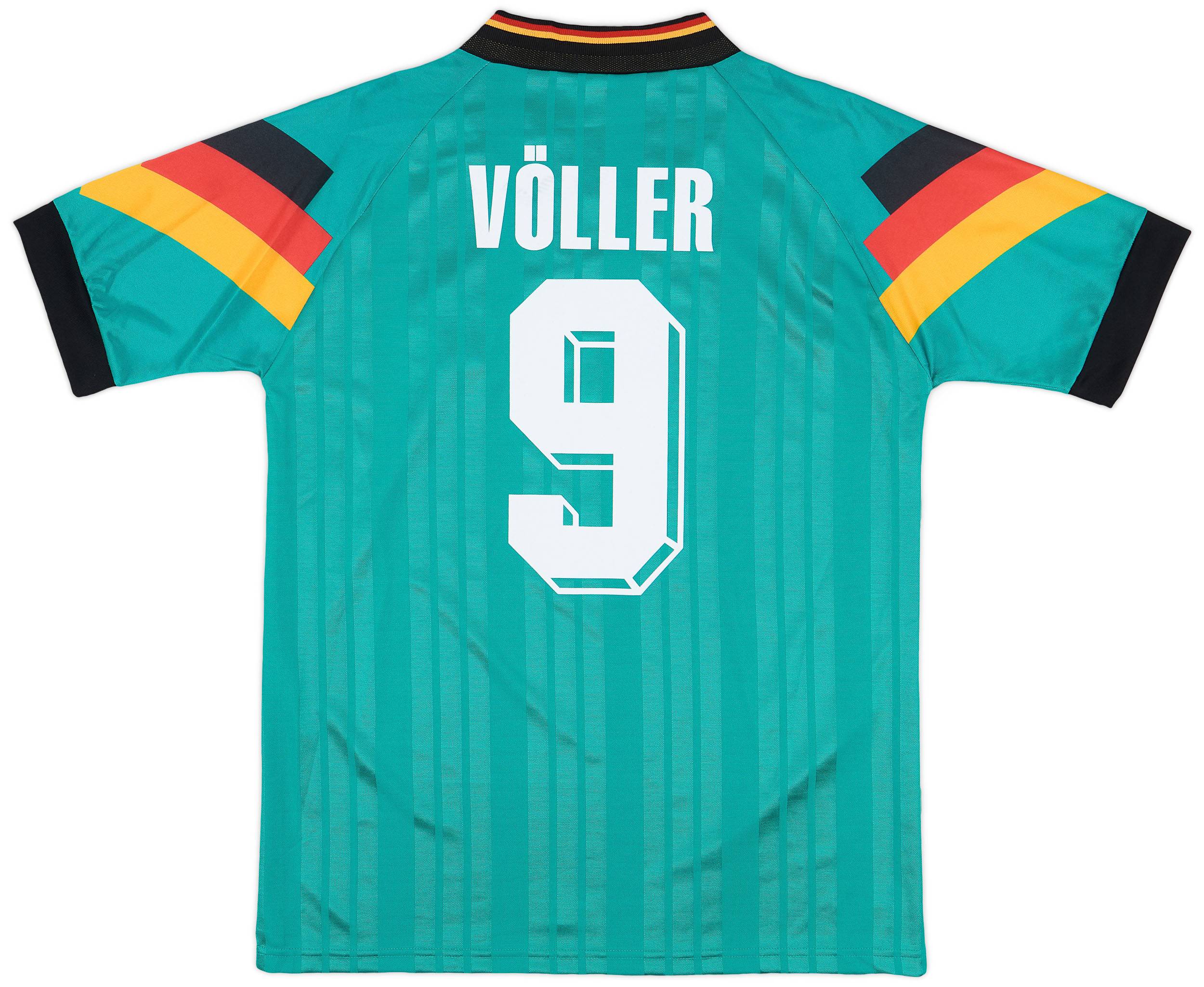 1992-94 Germany Away Shirt Voller #9 - 8/10 - (L)