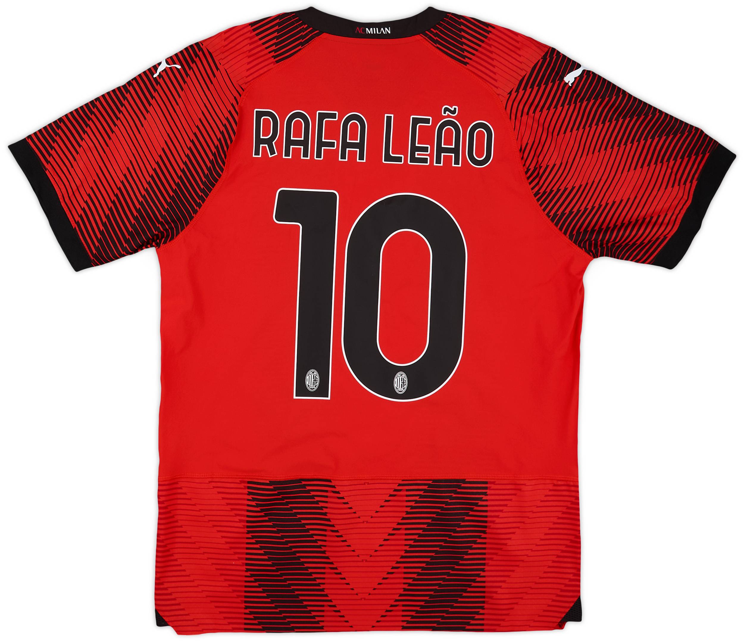 ACミラン RAFA LEÃO ユニフォーム 2023-24 AC Milan Authentic Home Shirt Rafa Leao #10 (L)