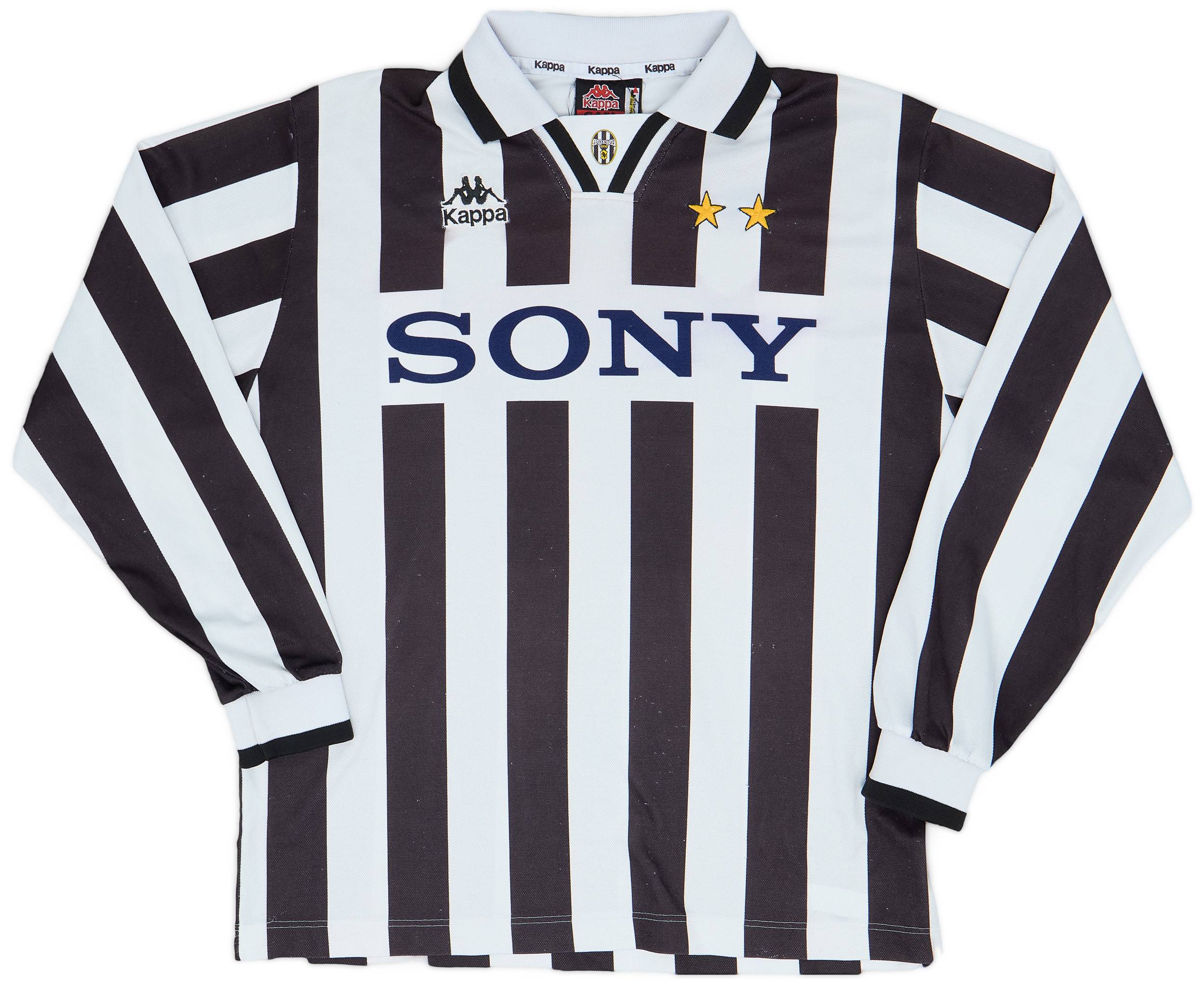 1995-97 Juventus Home L/S Shirt - 5/10 - (L)