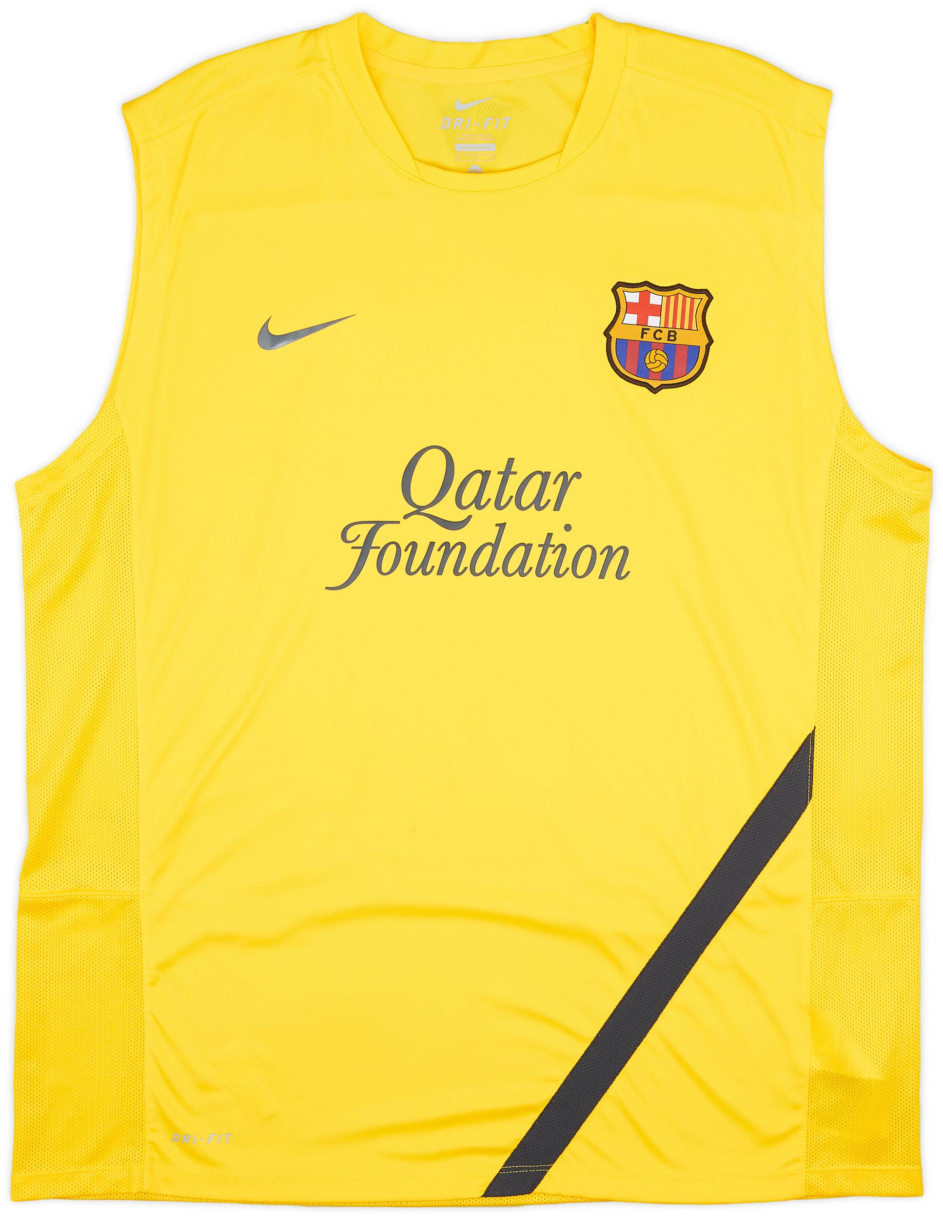 ウェア Barcelona 2011 sleeveless training wear 2011-12 Barcelona Nike Training Vest - 8/10 - (XL)