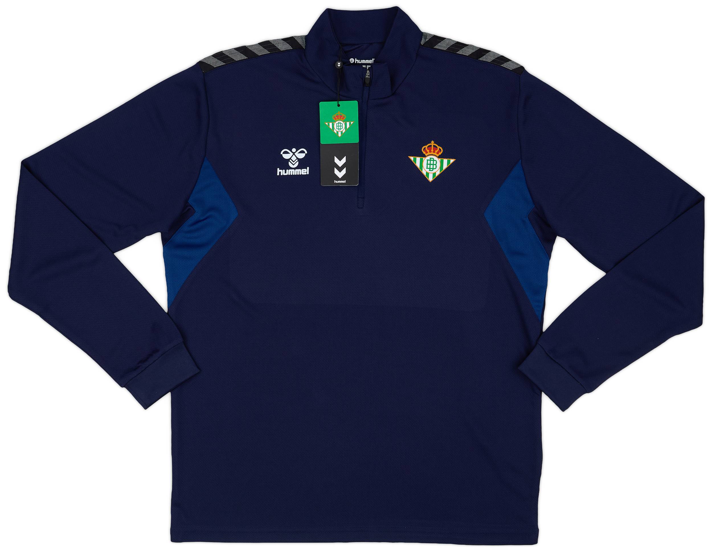 2023-24 Real Betis Hummel 1/4 Zip Training Top
