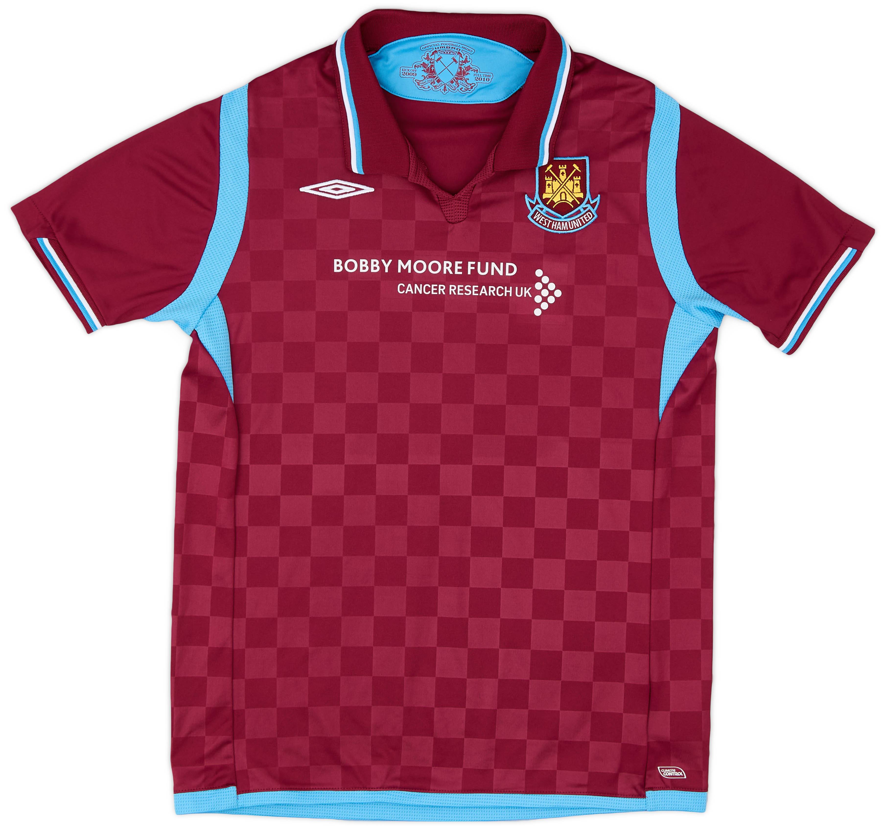 2009-10 West Ham Home Shirt - 9/10 - (XL.Boys)