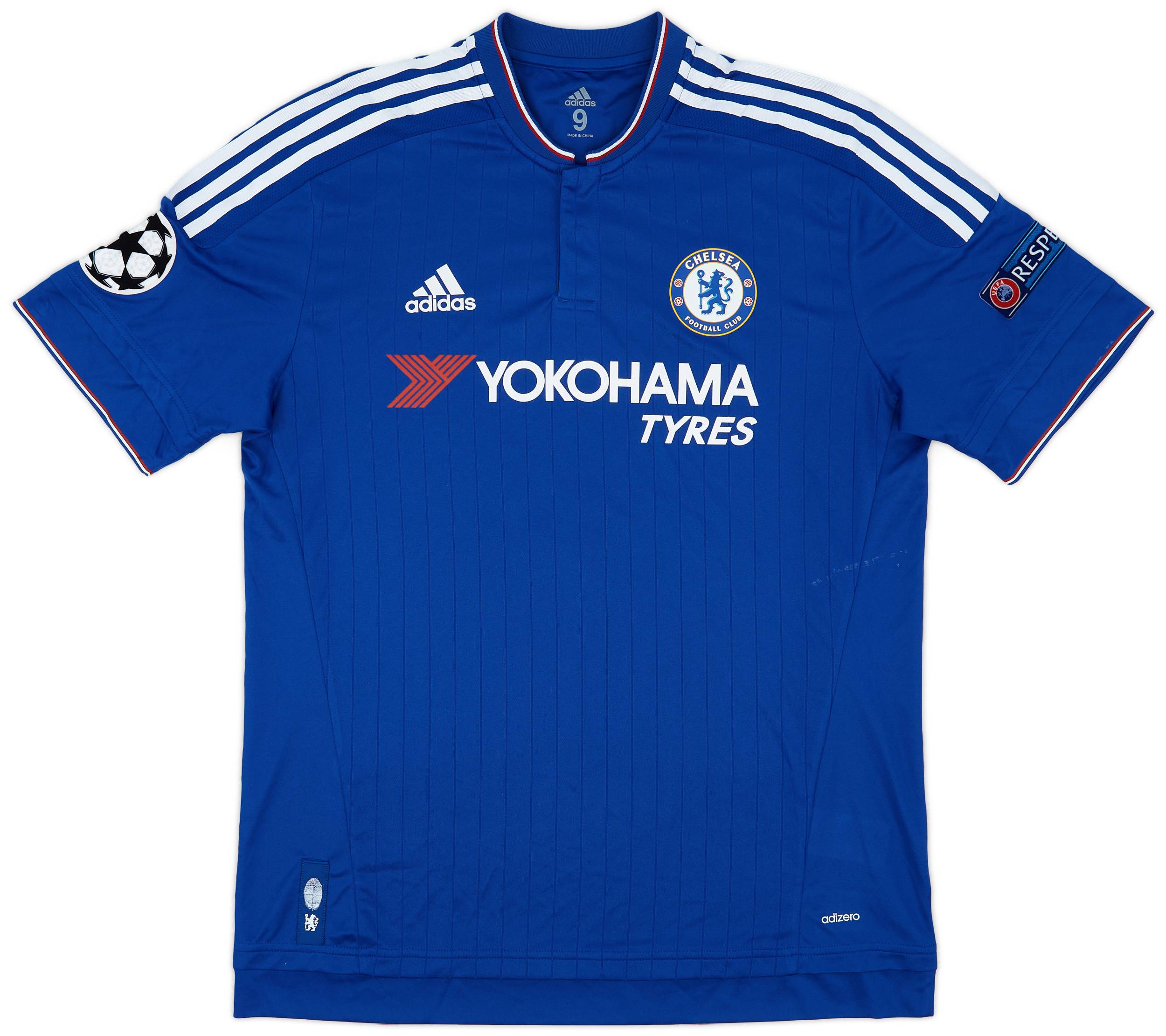ブルーズ必見 05/06 CHELSEA Home Kit ROBBEN 16 2015-16 Chelsea Match Issue Champions League Home Shirt Zouma #5