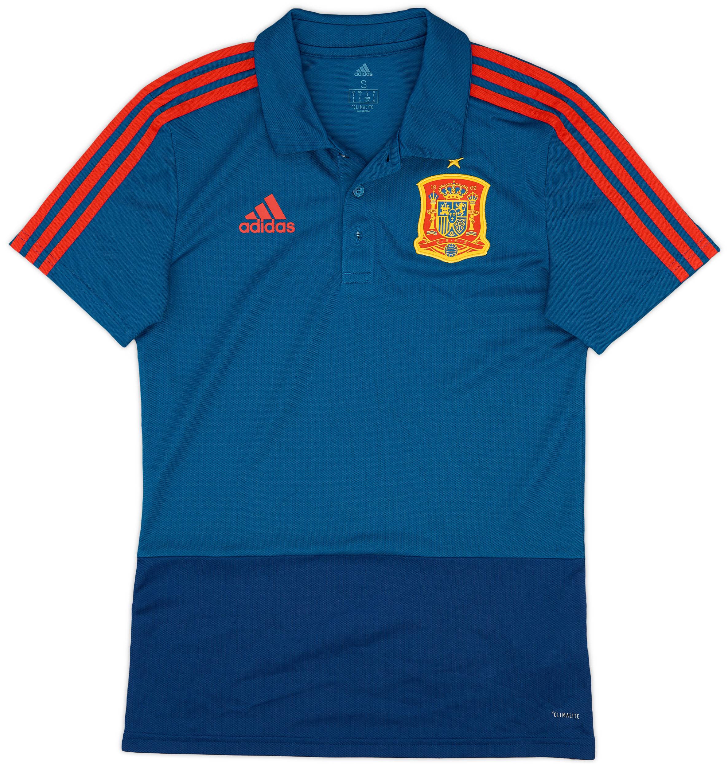 2017-18 Spain adidas Polo Shirt - 10/10 - (S)