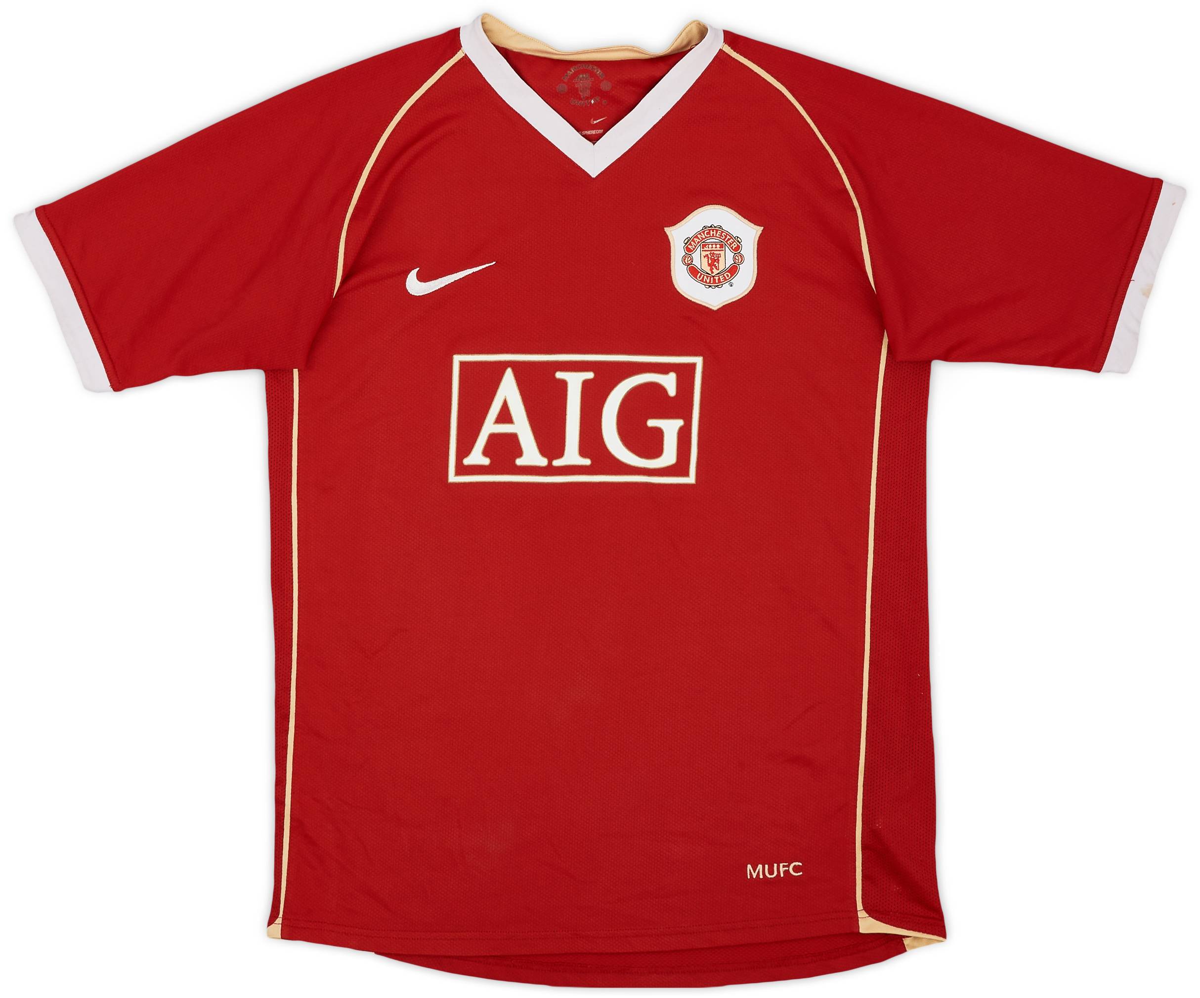 2006-07 Manchester United Home Shirt - 6/10 - (XL.Boys)