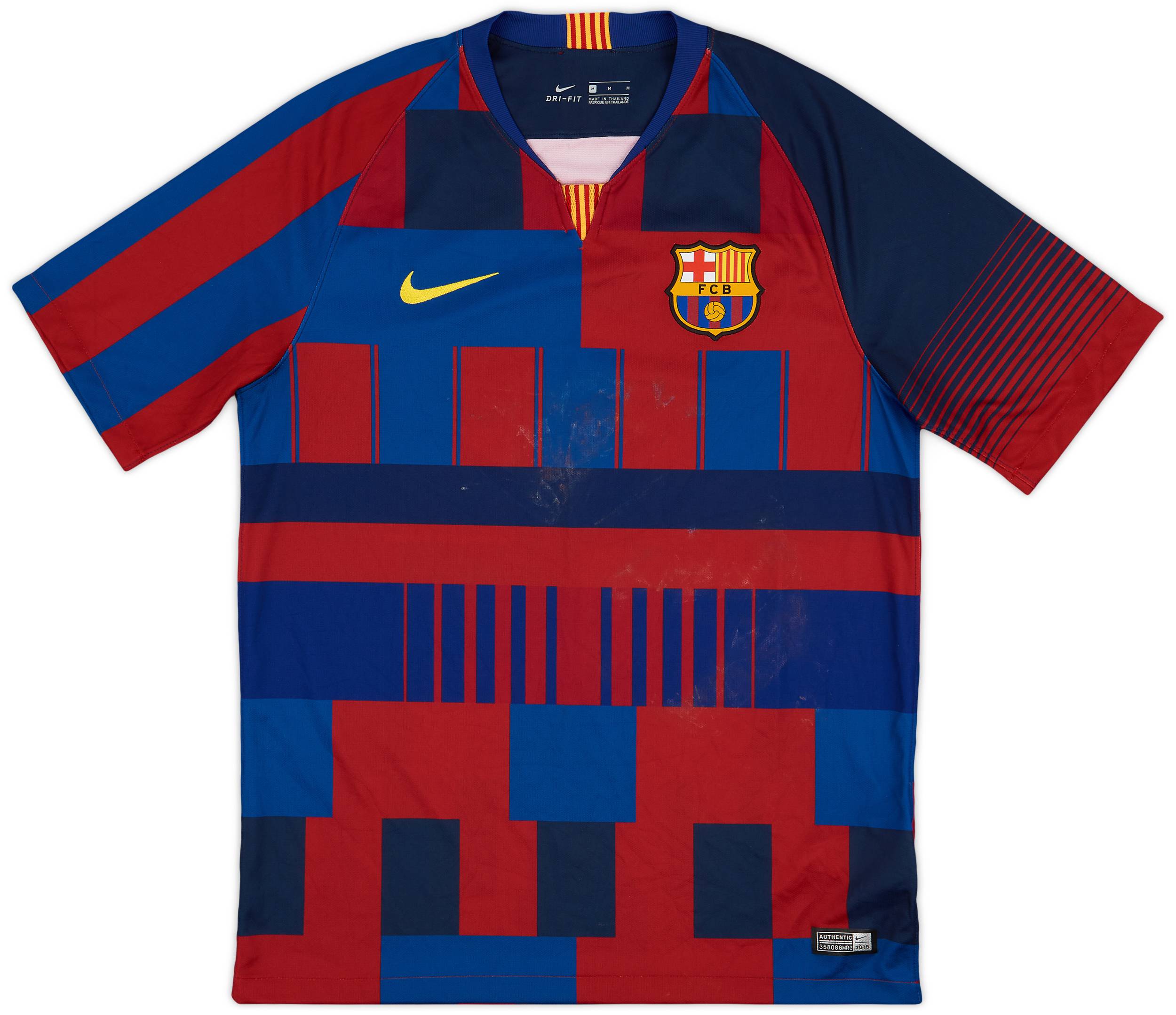 2018-19 Barcelona Home 'Mashup' Special Edition Shirt - 4/10 - (M)