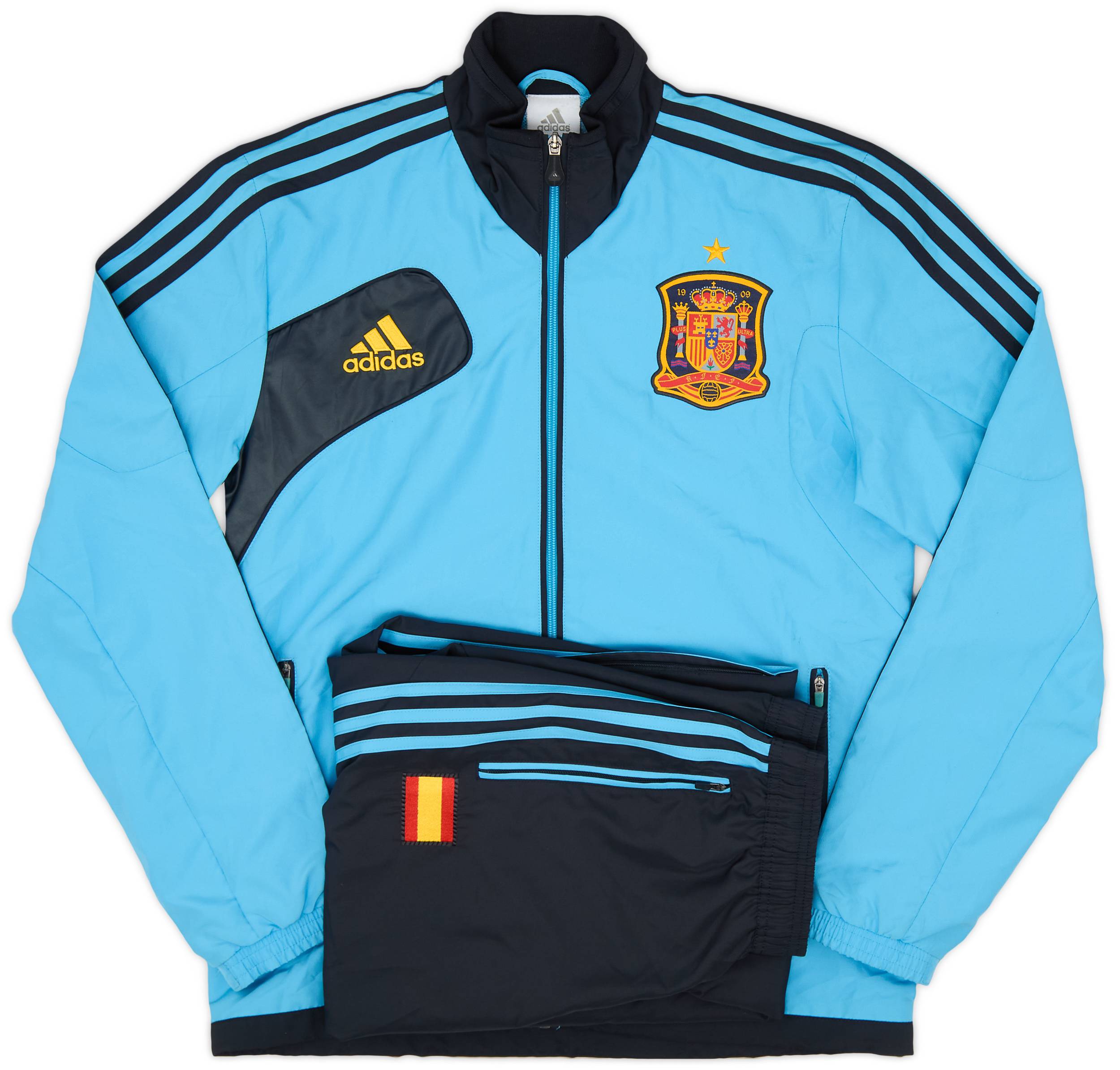 2010-11 Spain adidas Tracksuit - 9/10 - (S)