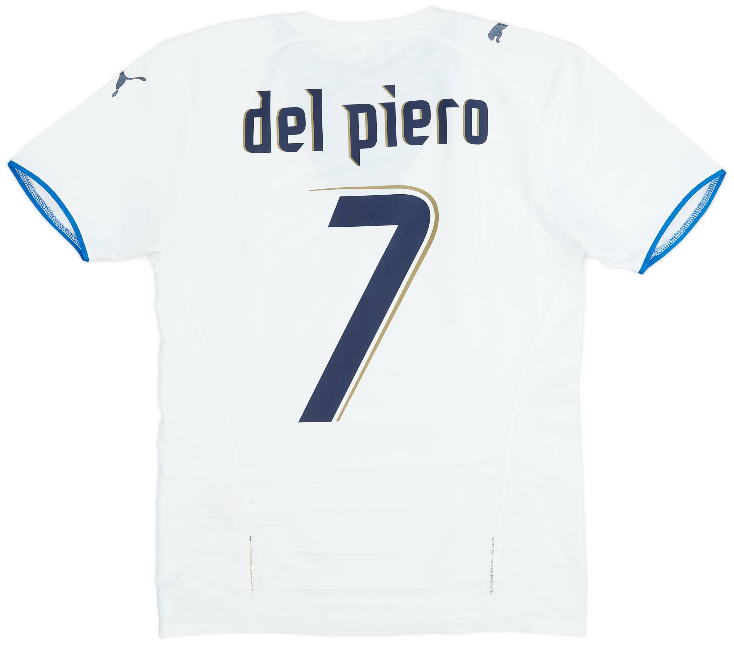 2006 Italy Away Shirt Del Piero #7 - 8/10 - (S)