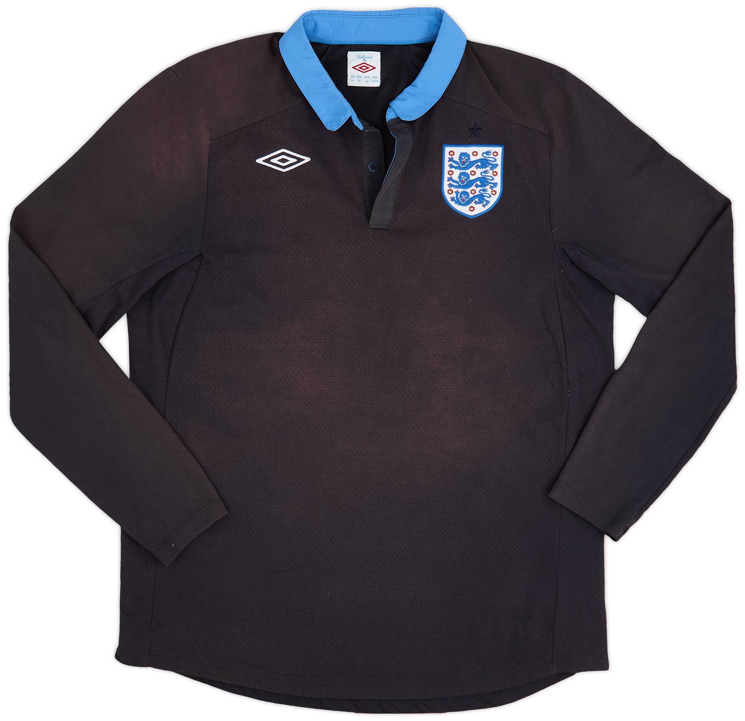 2011-12 England Away L/S Shirt - 5/10 - (XL)