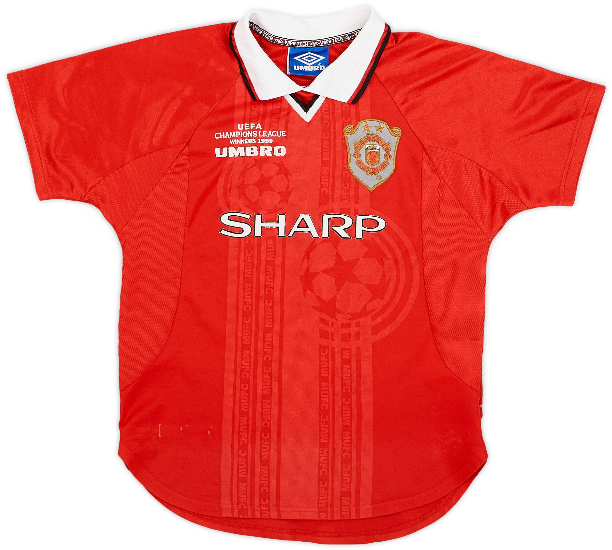 1999-00 Manchester United 'CL Winners' Shirt - 7/10 - (L.Boys)