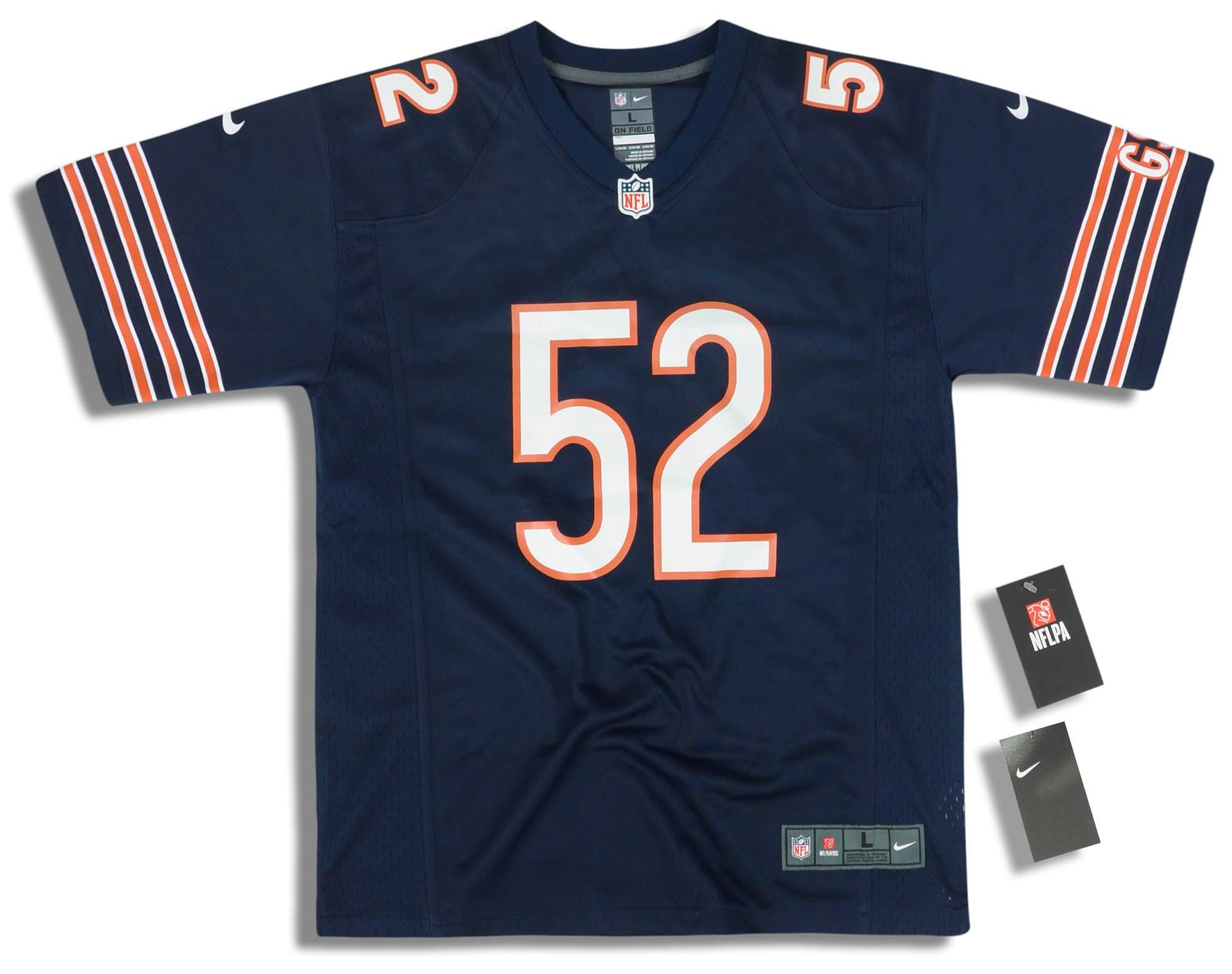 2018 19 Chicago Bears Mack 52 Nike Game Jersey Home Y W Tags