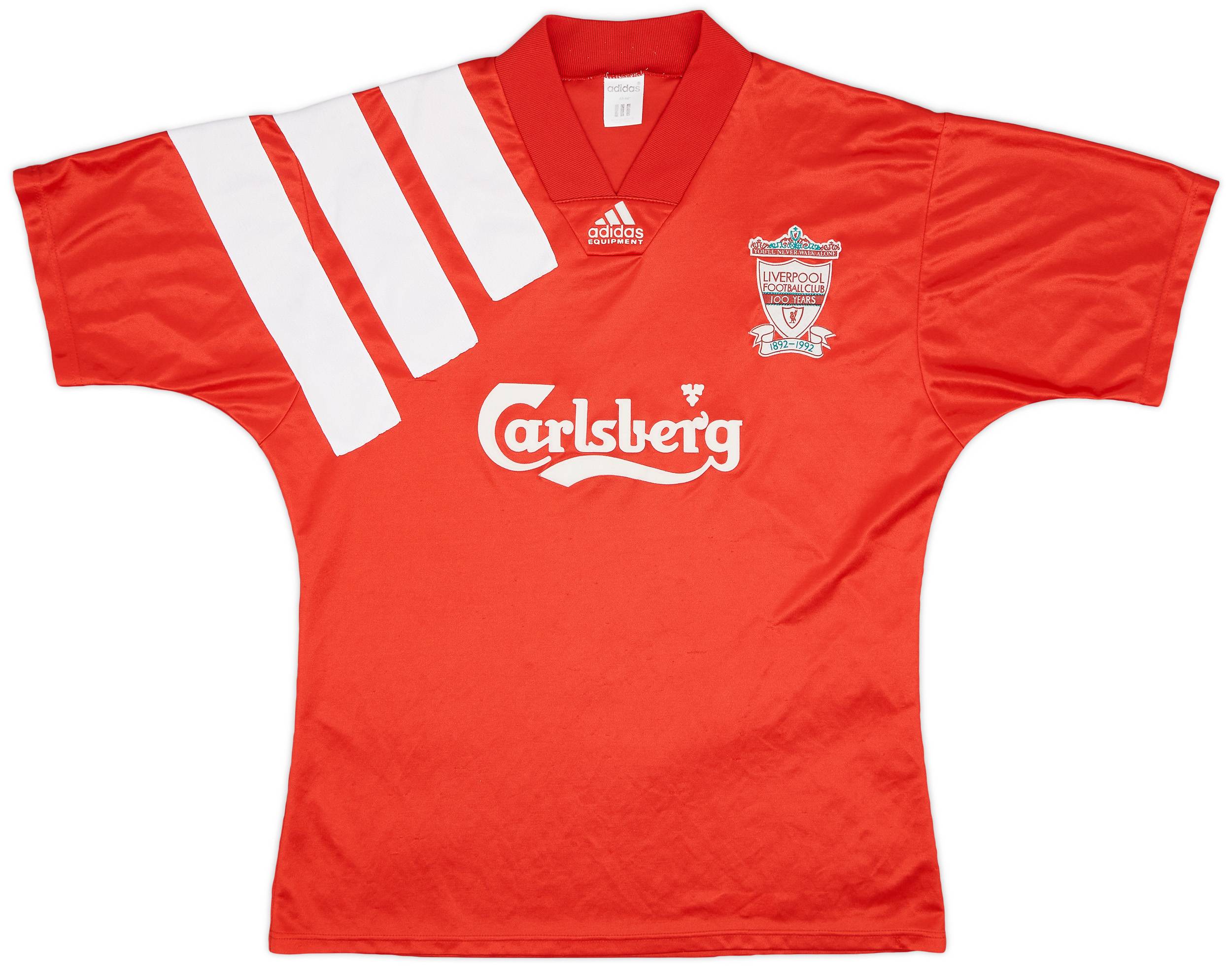 1992-93 Liverpool Centenary Home Shirt - 9/10 - (L)