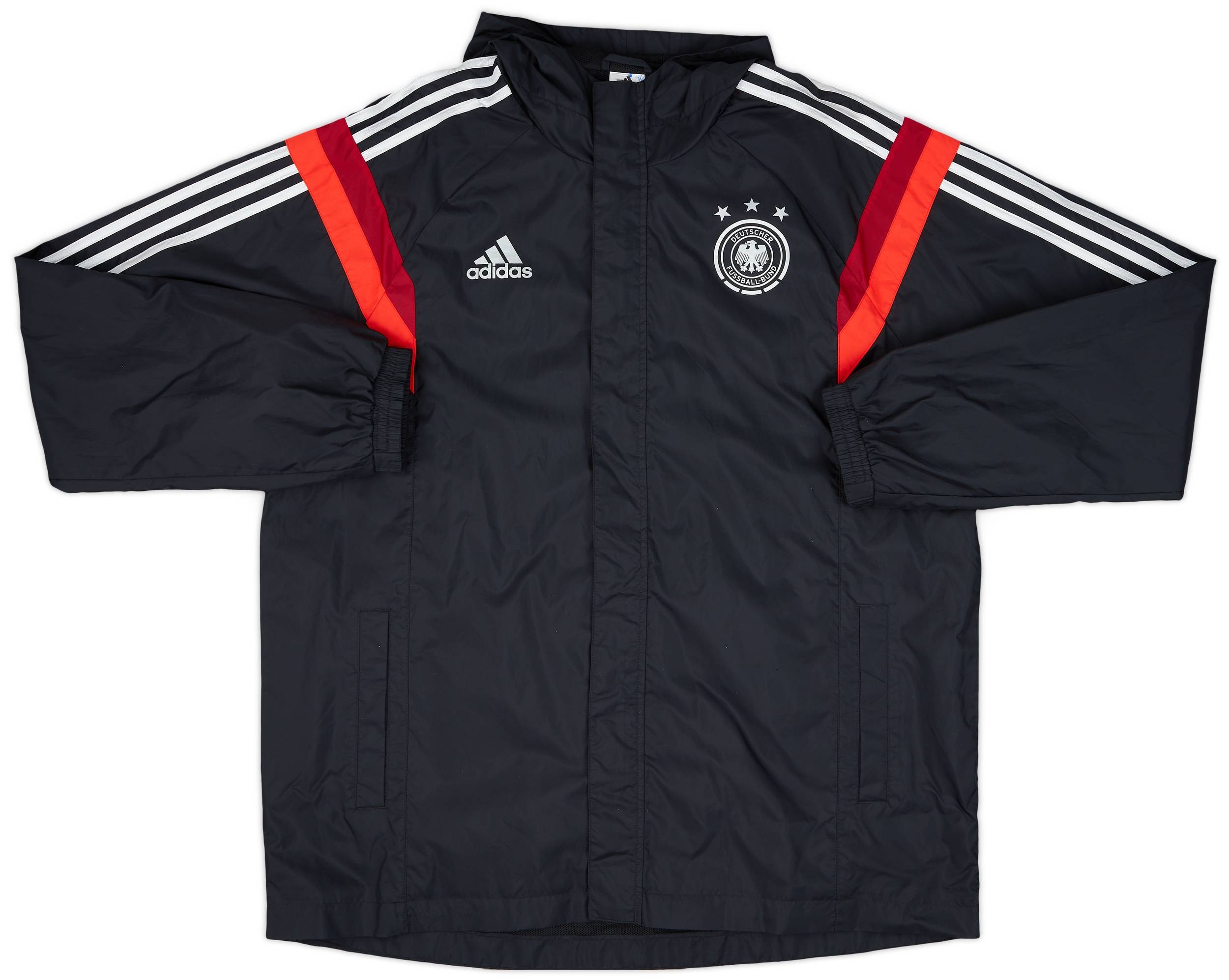 2013-14 Germany adidas Hooded Rain Jacket - 8/10 - (XL)