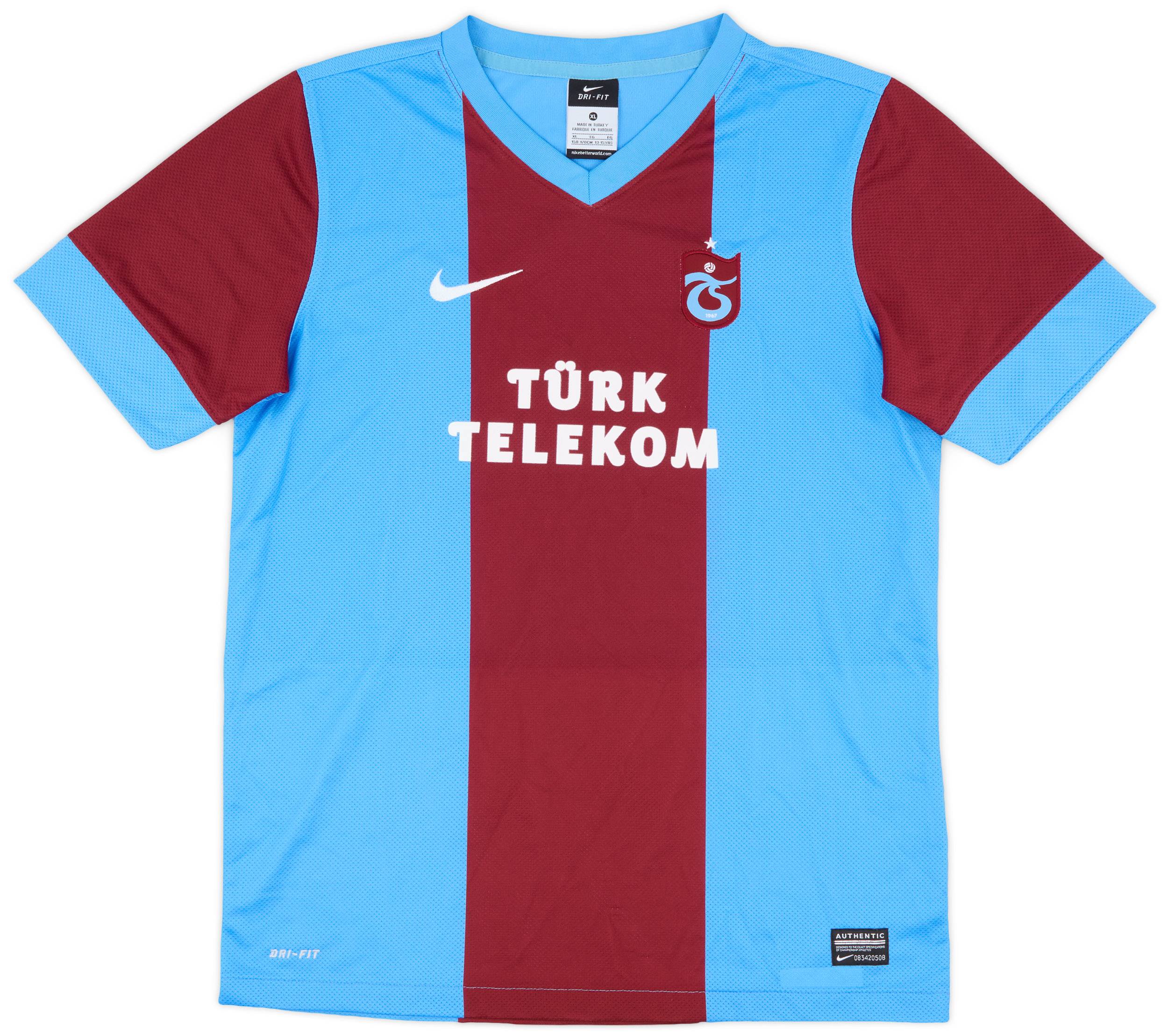 2013-14 Trabzonspor Home Shirt - 8/10 - (XL.Boys)
