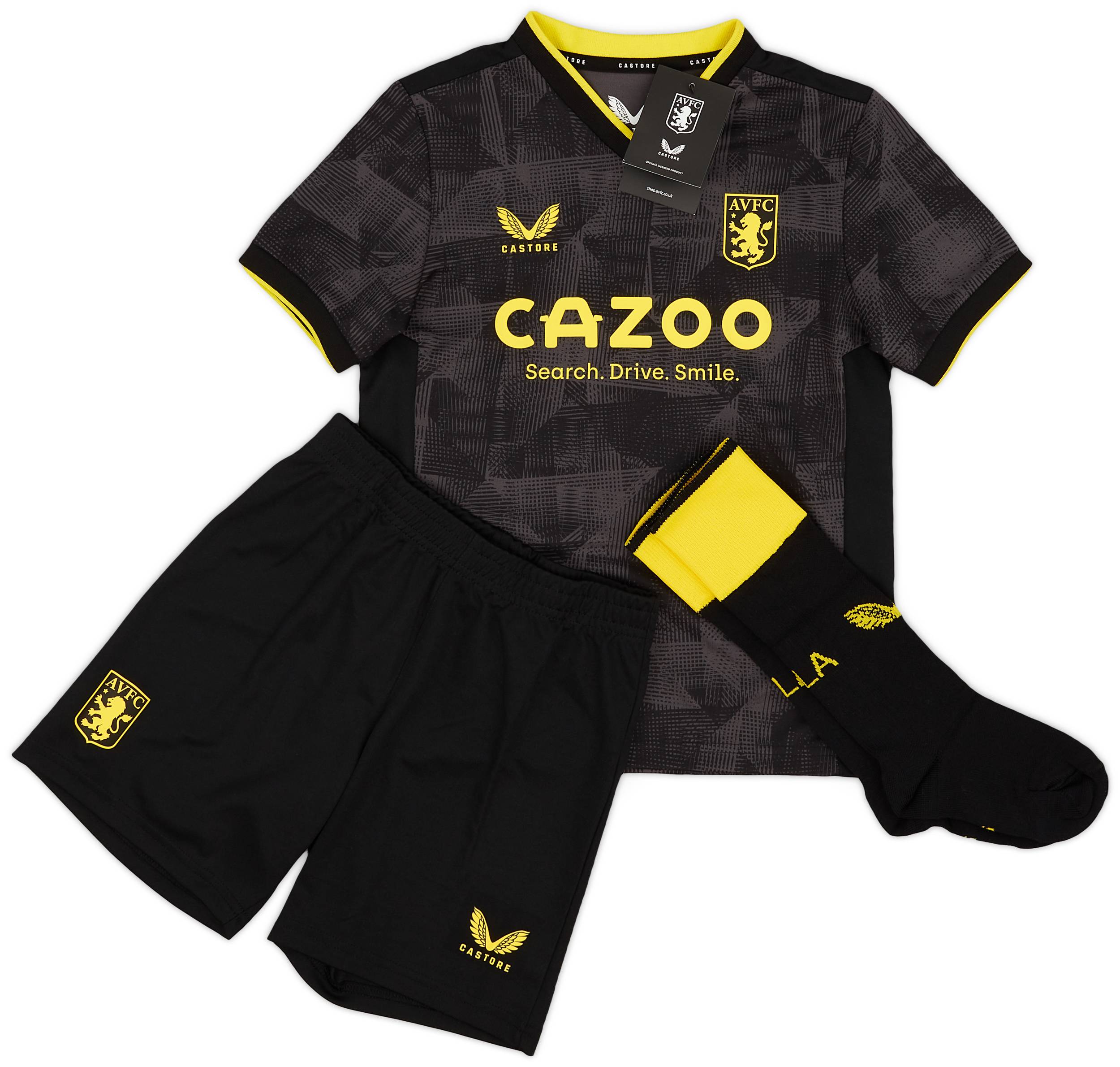 2022-23 Aston Villa Third Full Kit (5-6 Years)
