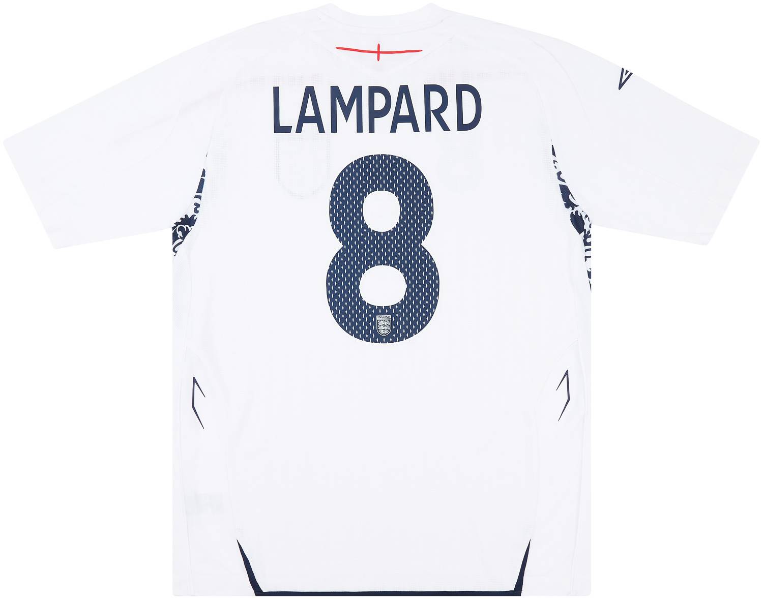 2007 England Match Issue Home Shirt Lampard #8 (v Austria)