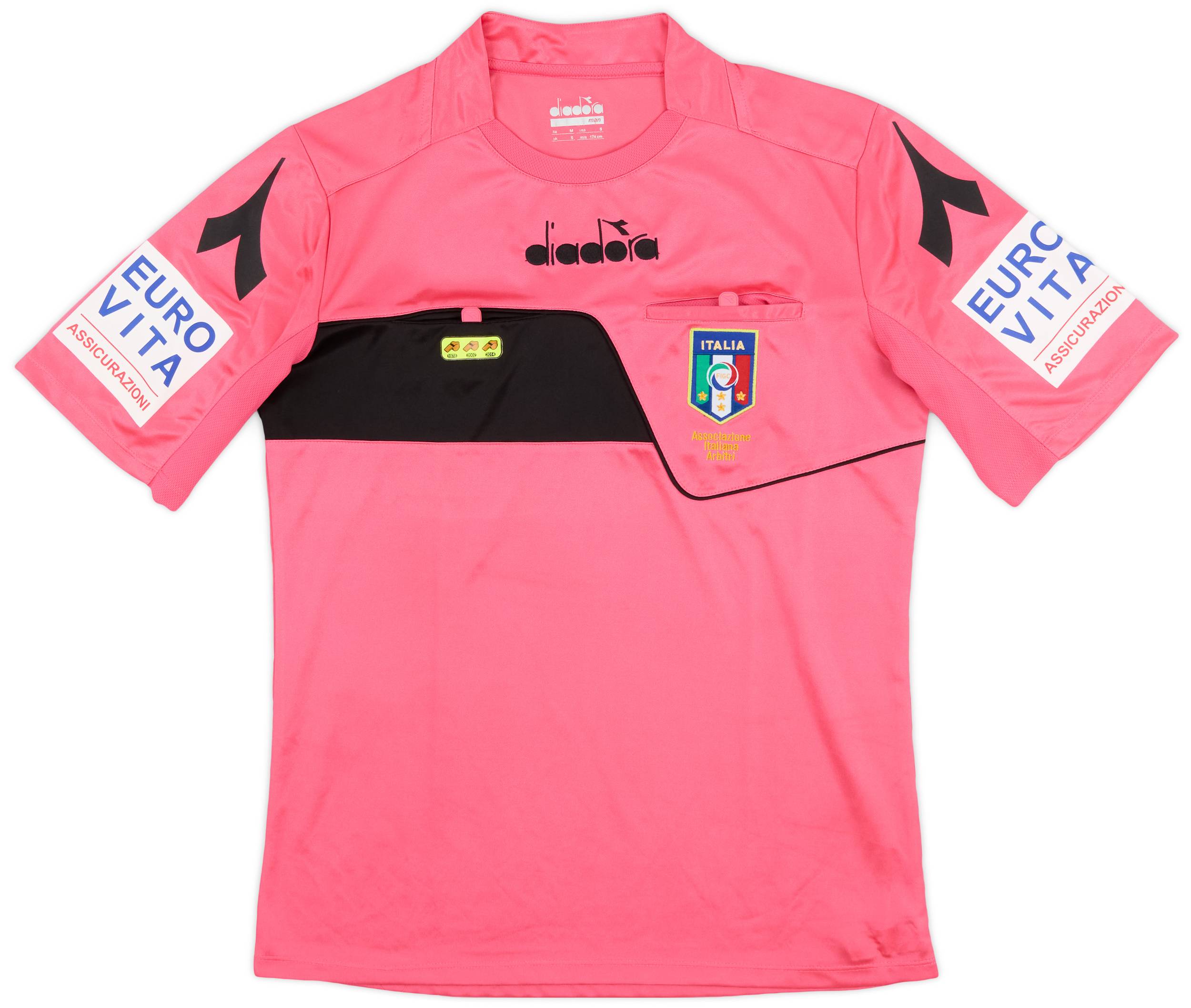 2017-18 Italy Diadora Referee Shirt - 9/10 - (S)