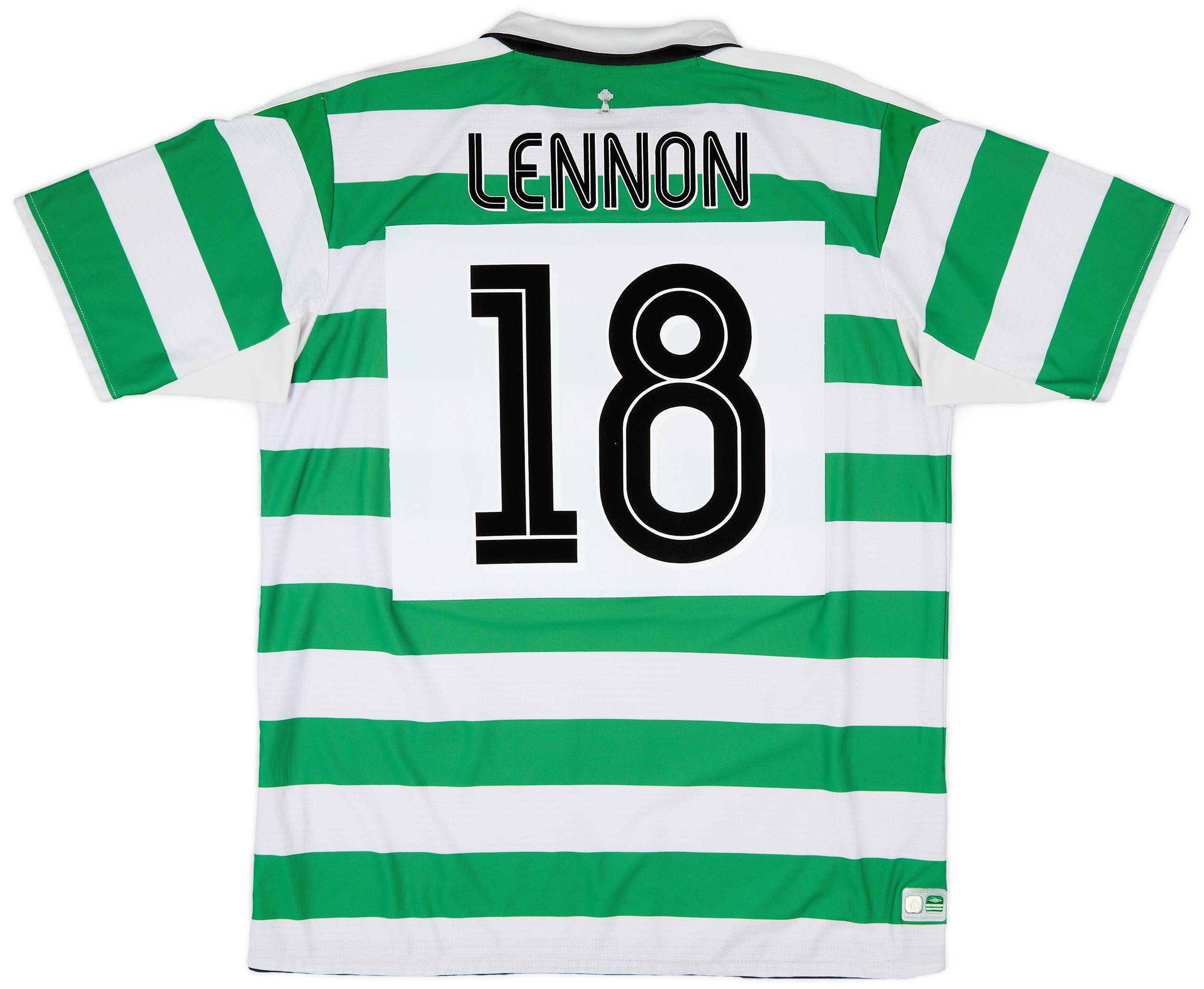 2004-05 Celtic Home Shirt Lennon #18 - 6/10 - (XL)