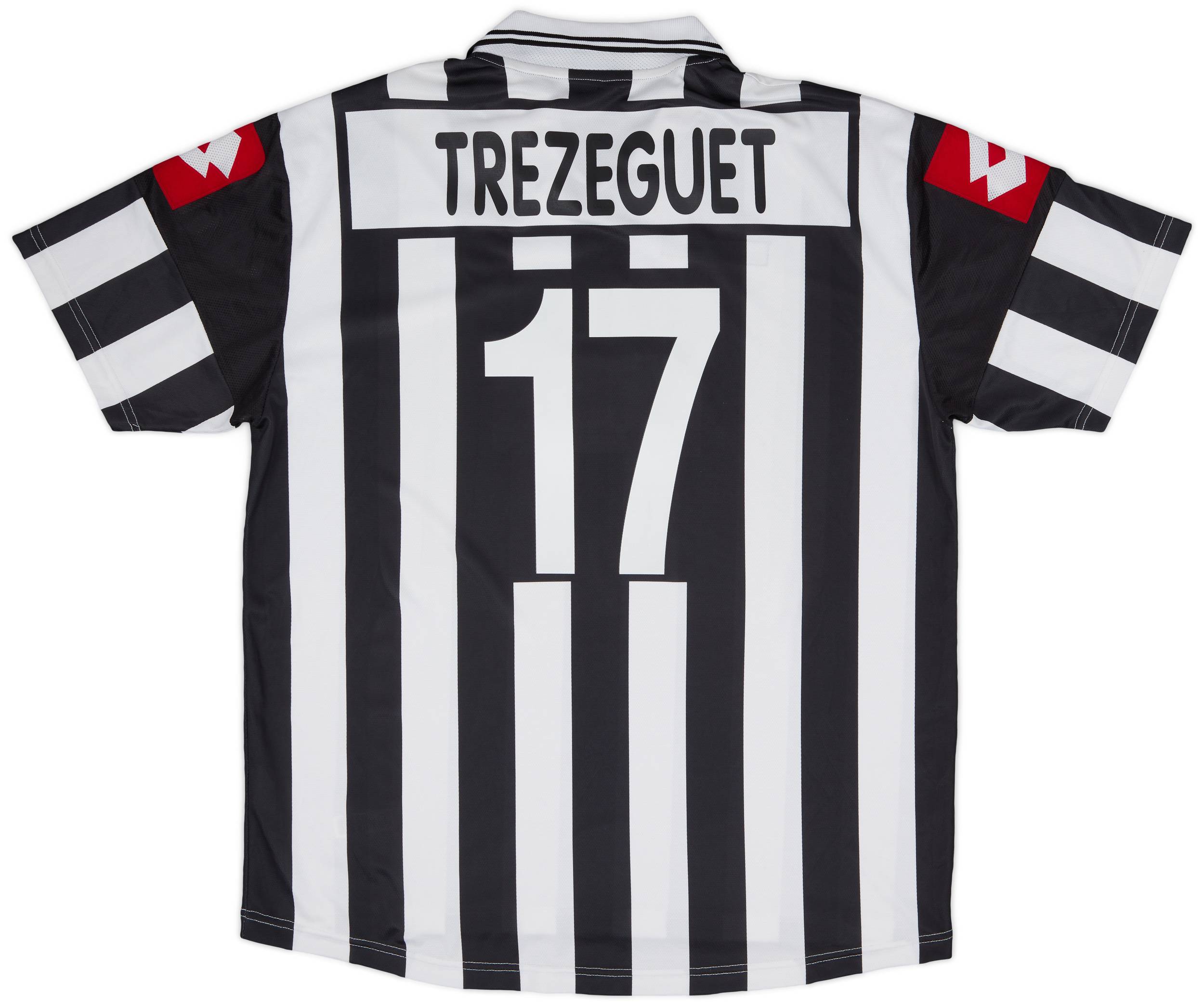 2001-02 Juventus CL Home Shirt Trezeguet #17 - 9/10 - (XXL)