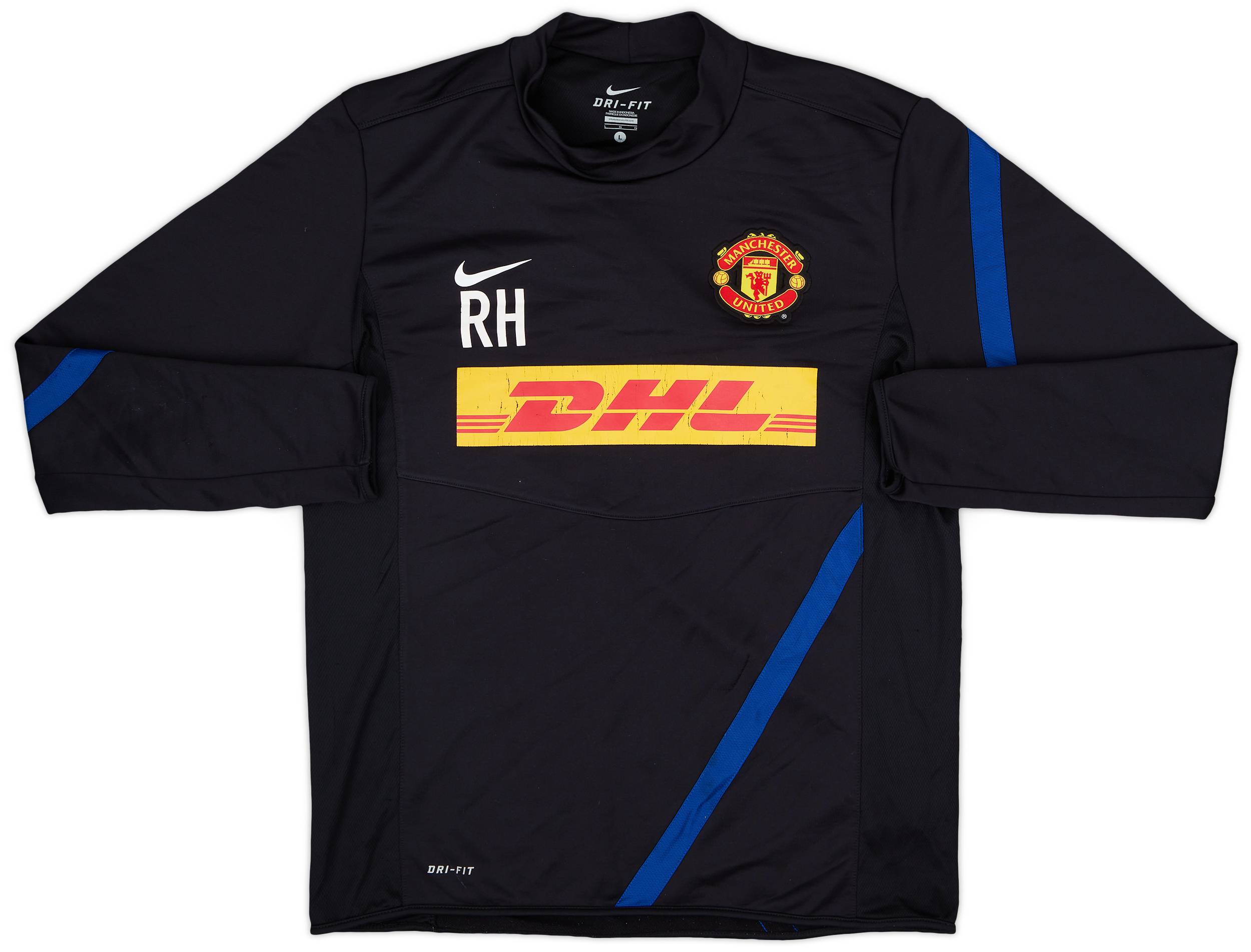 2011-12 Manchester United Staff Issue Nike Training Top RH - 6/10 - (L)
