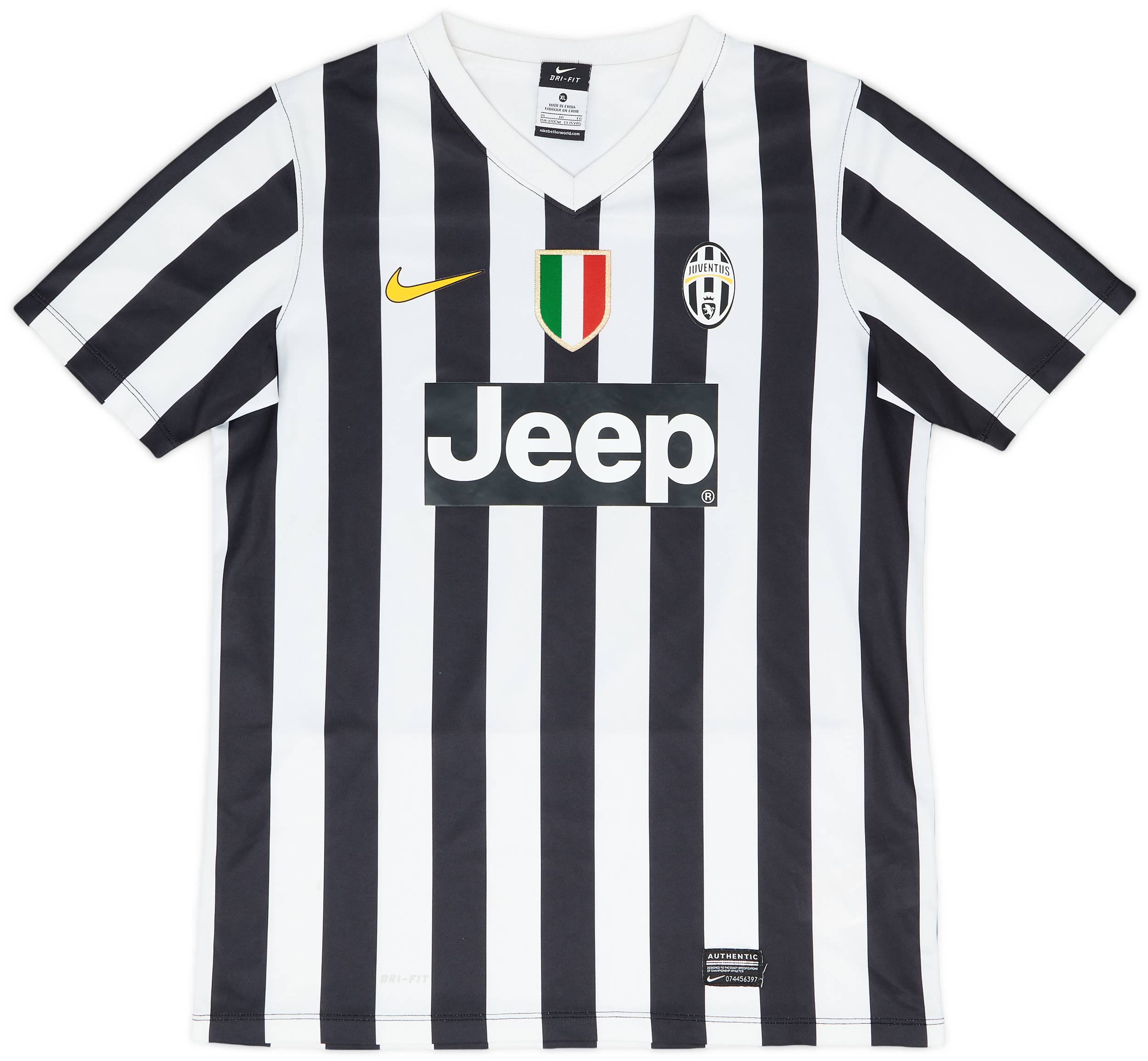 2013 14 Juventus Basic Home Shirt 6 10 XL.Boys