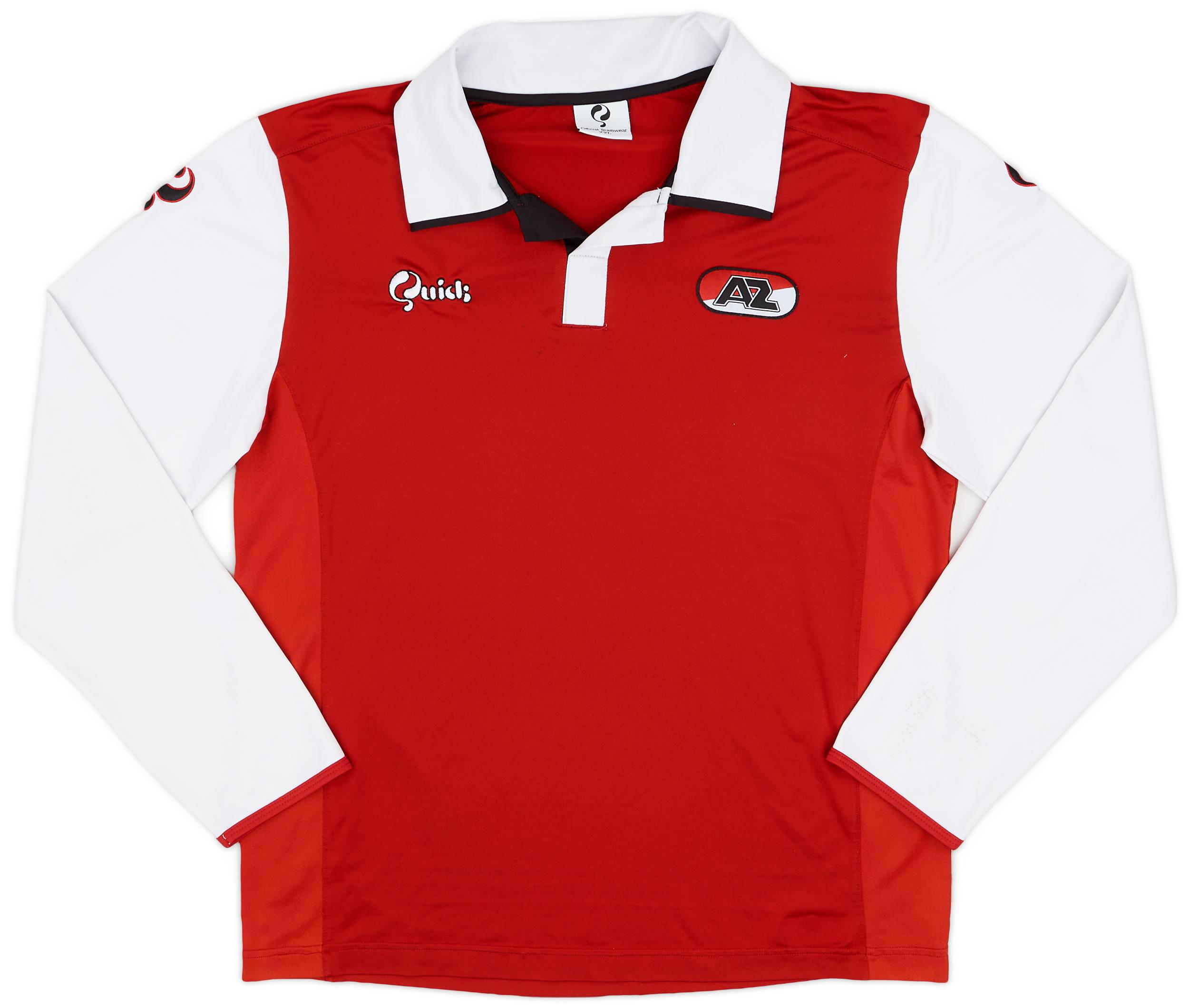 2007-08 AZ Alkmaar Home L/S Shirt - 6/10 - (XXL)