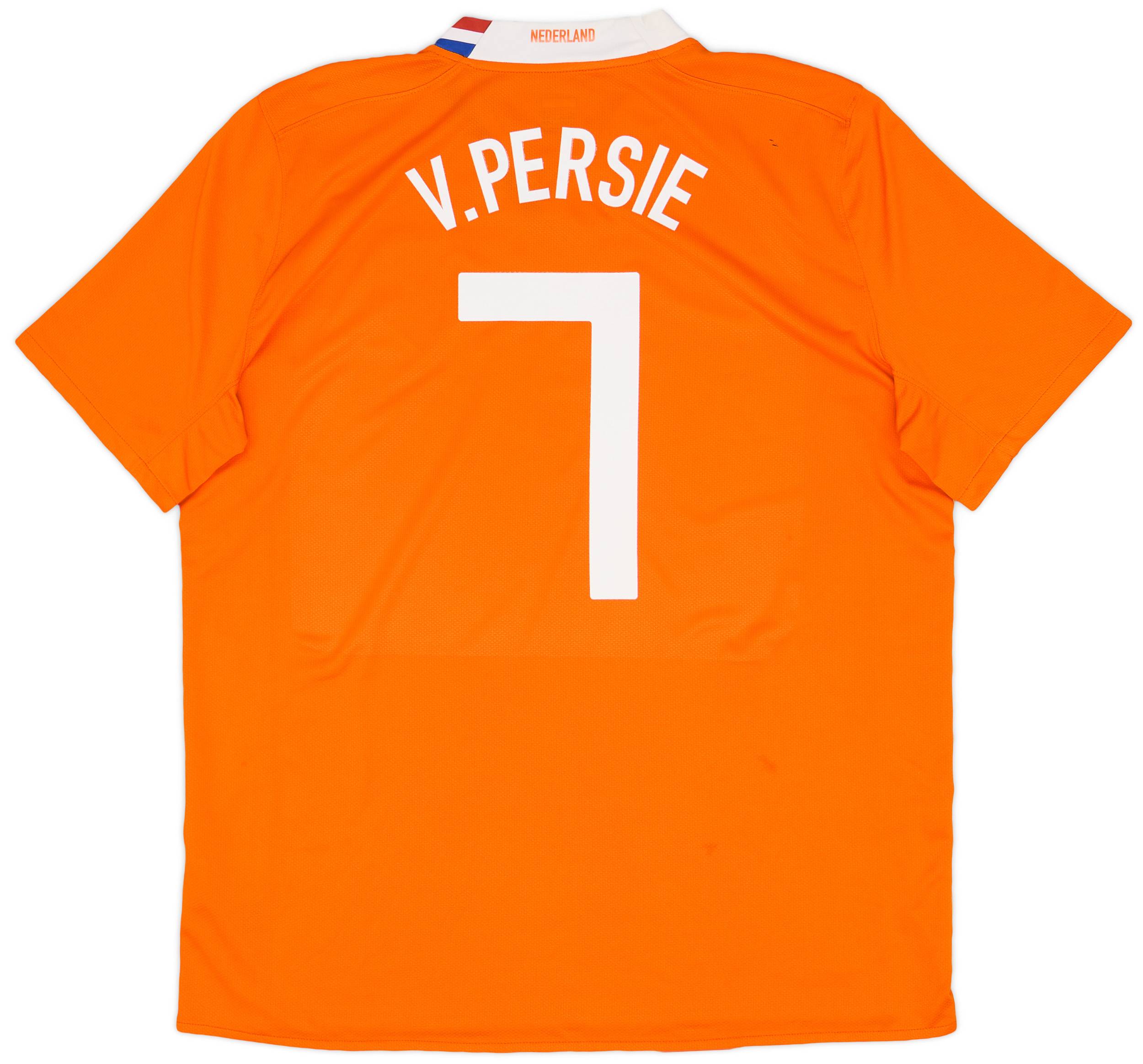 2008-10 Netherlands Home Shirt V.Persie #7 - 5/10 - (XL)