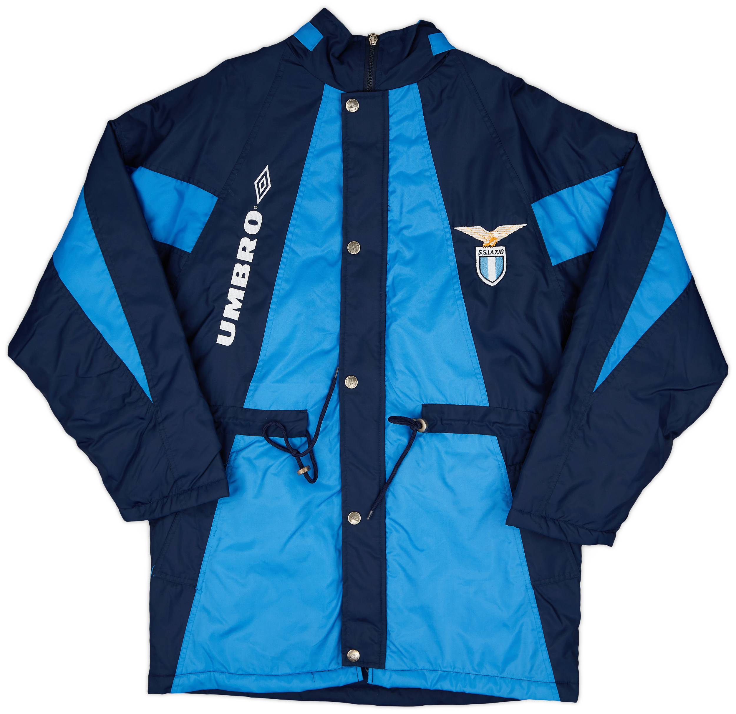 1995-96 Lazio Umbro Padded Bench Coat - 6/10 - (S)