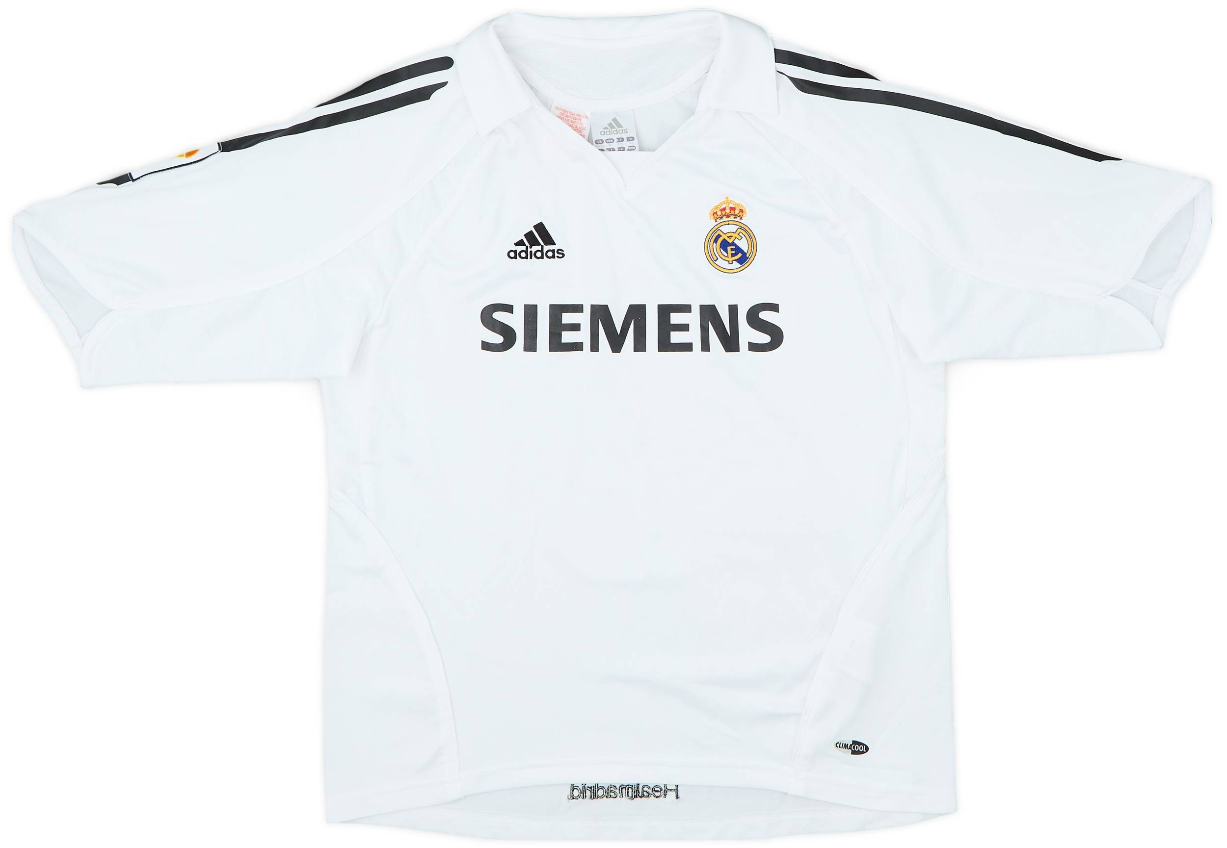 2005-06 Real Madrid Home Shirt - 8/10 - (M.Boys)