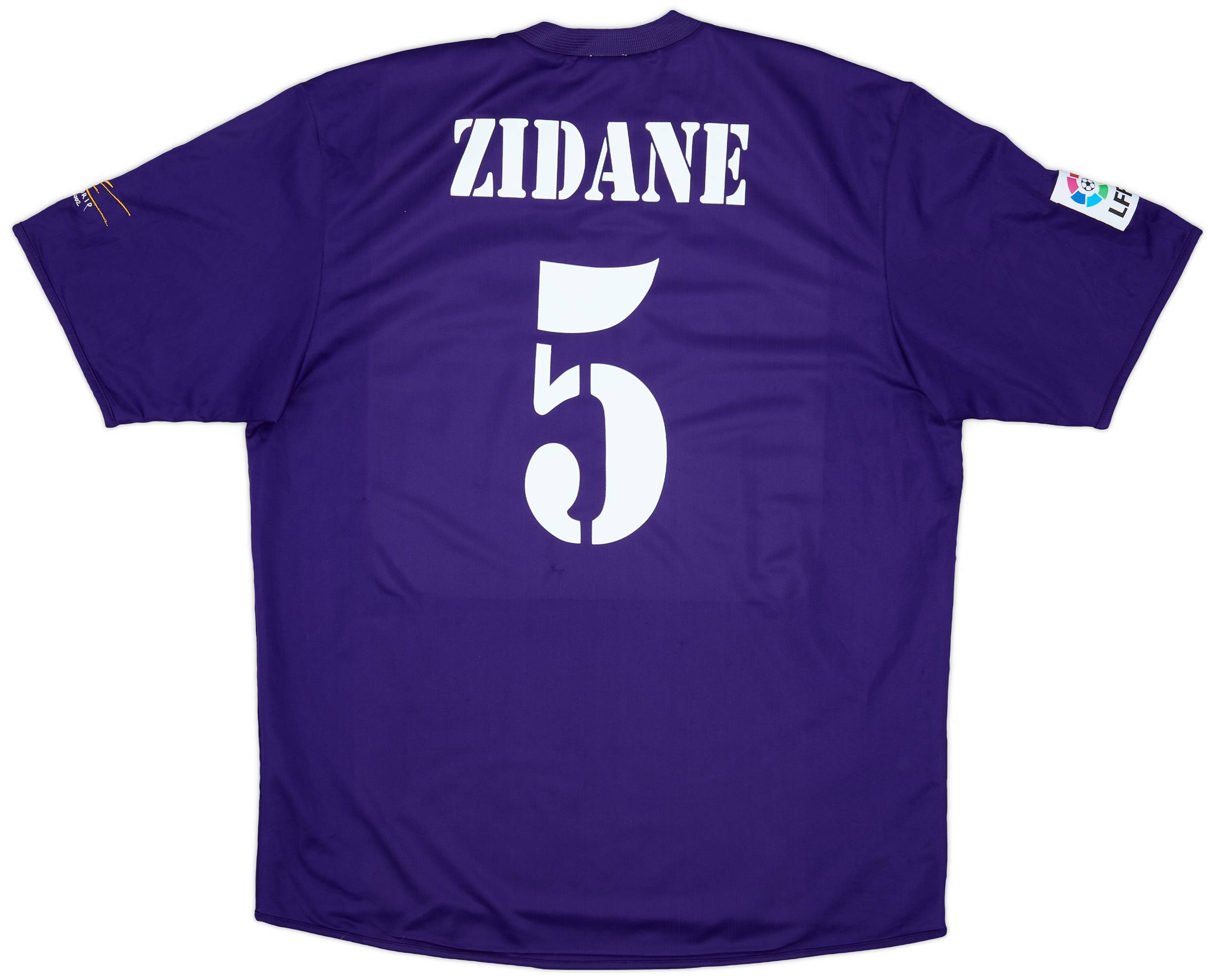 2001-02 Real Madrid Centenary Third Shirt Zidane #5 - 9/10 - (XL)