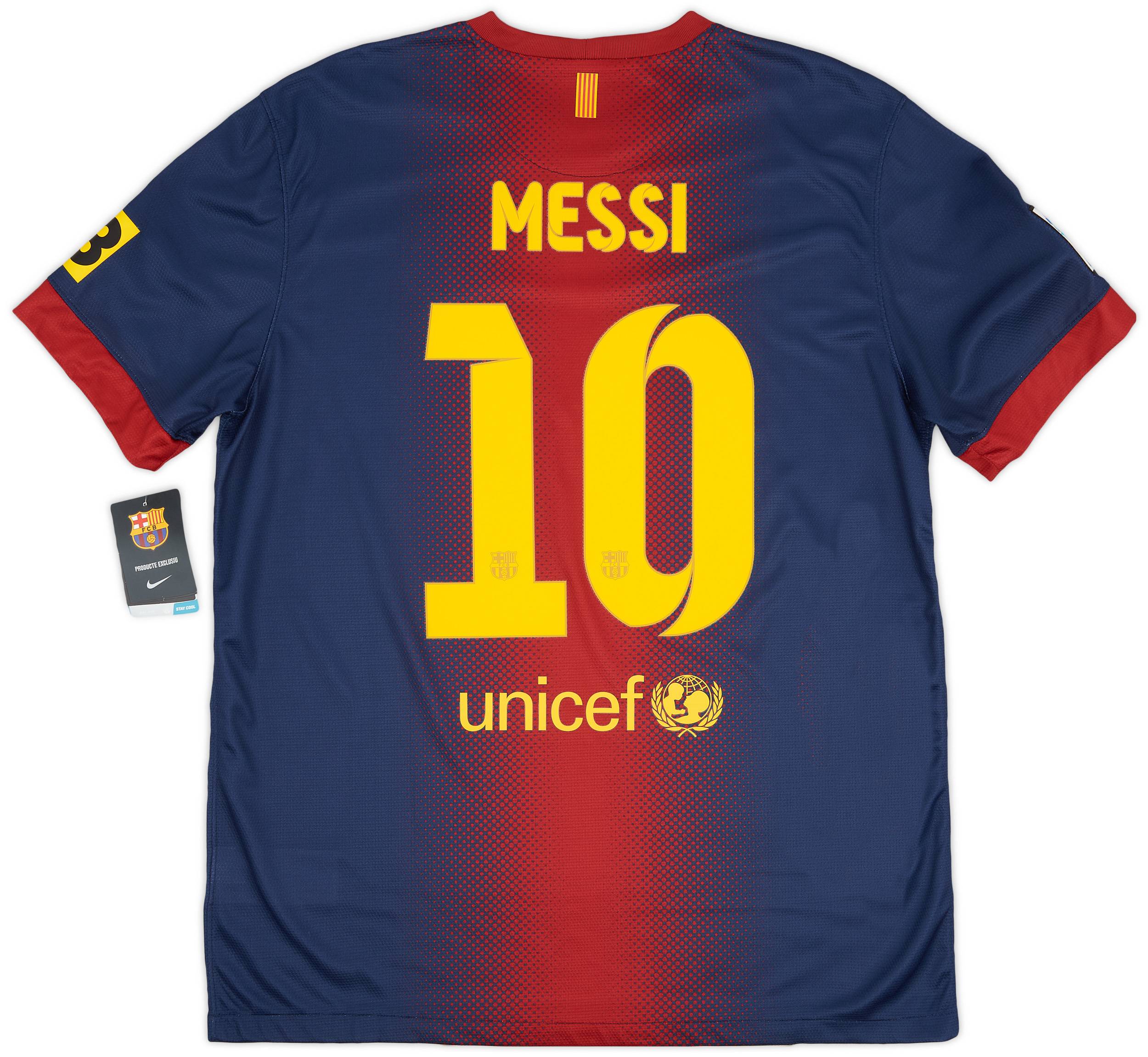 2012-13 Barcelona Home Shirt Messi #10