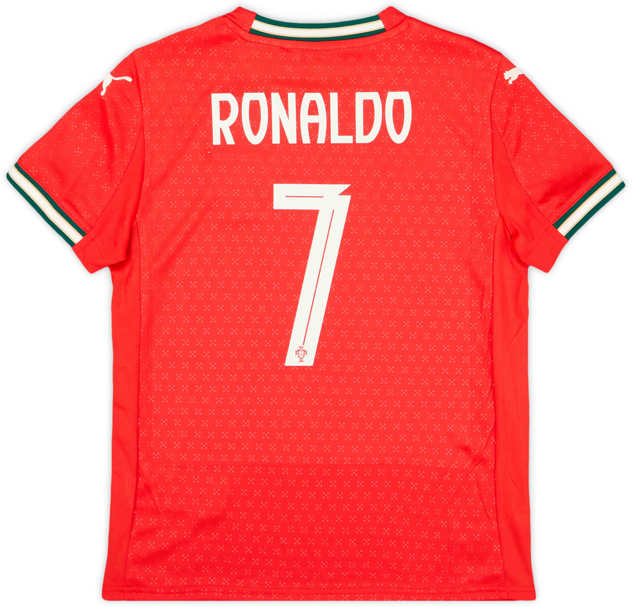 2025-26 Portugal Home Shirt Ronaldo #7 (KIDS)